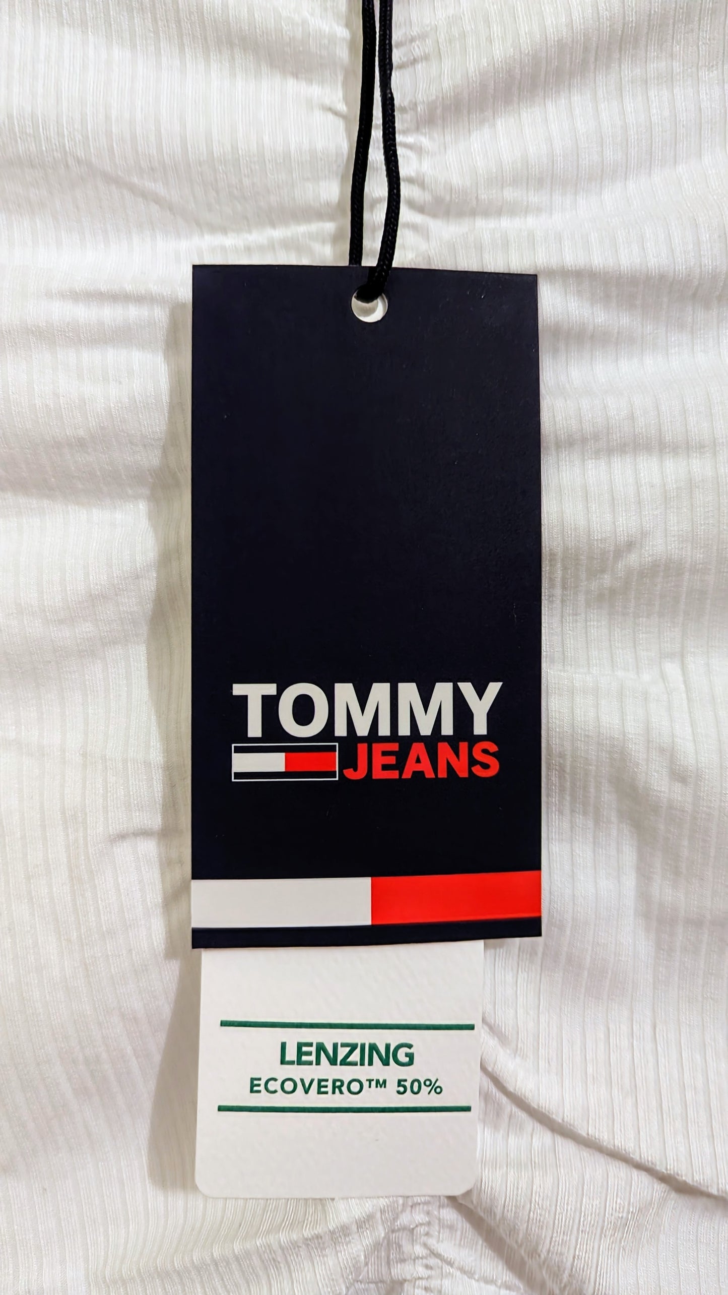 TOMMY JEANS Damen Cropped Langarmshirt Gr. 38/40