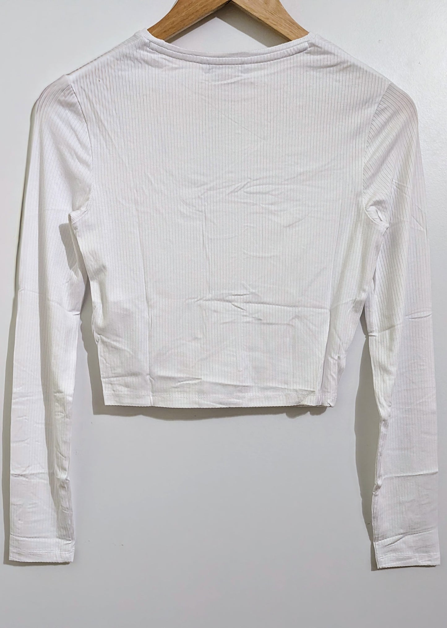 TOMMY JEANS Damen Cropped Langarmshirt Gr. 38/40