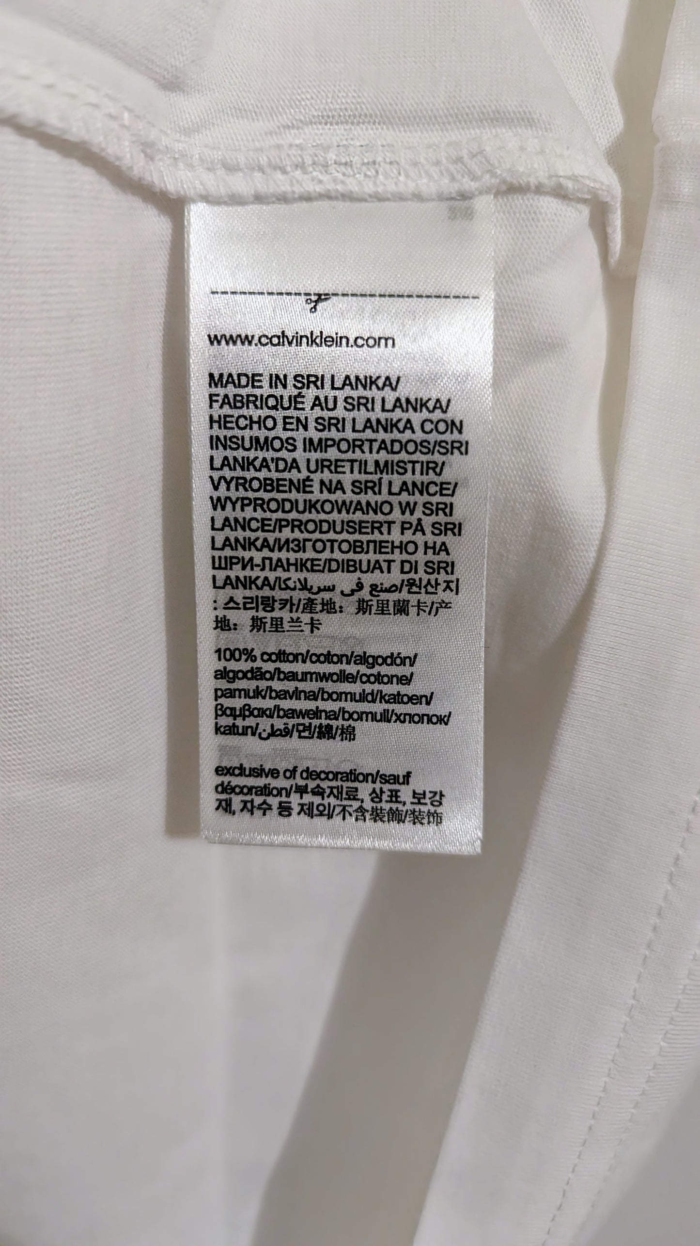 CALVIN KLEIN Herren T-Shirt Gr. 4XL Plus Size