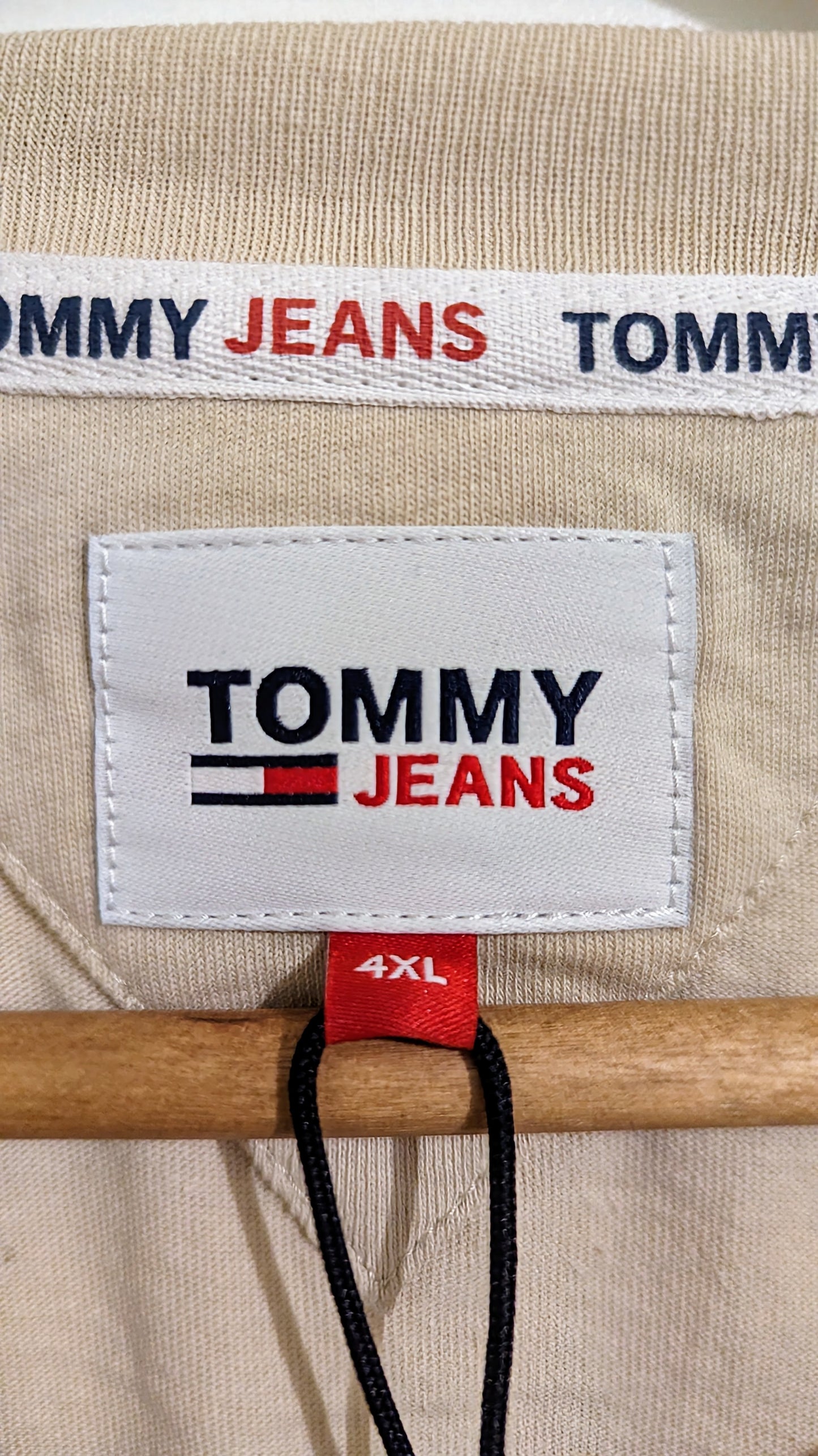 TOMMY JEANS Herren T-Shirt Gr. 3XL, 4XL oder 5XL Plus Size