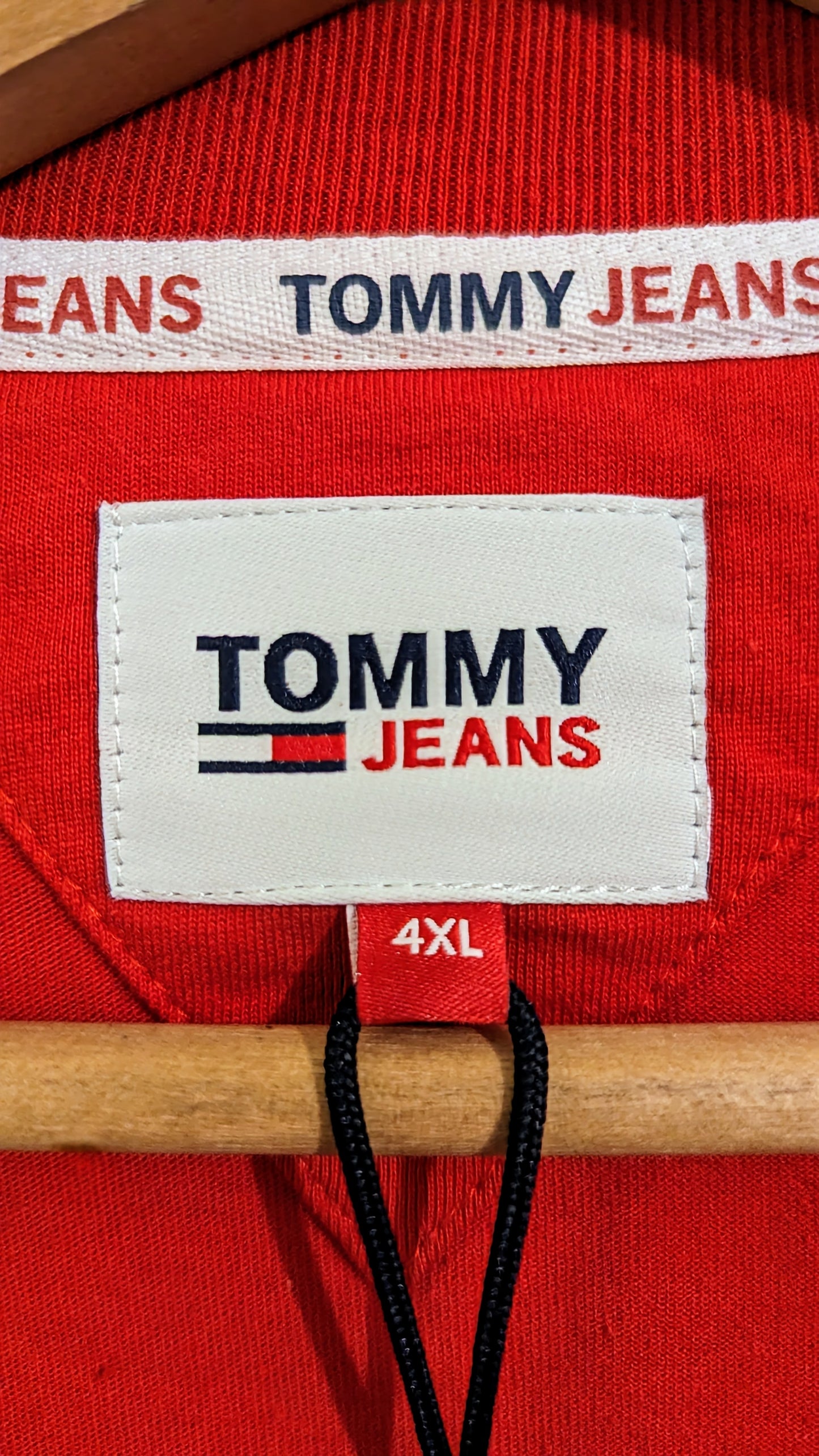 TOMMY JEANS Herren T-Shirt Gr. 3XL, 4XL oder 5XL Plus Size