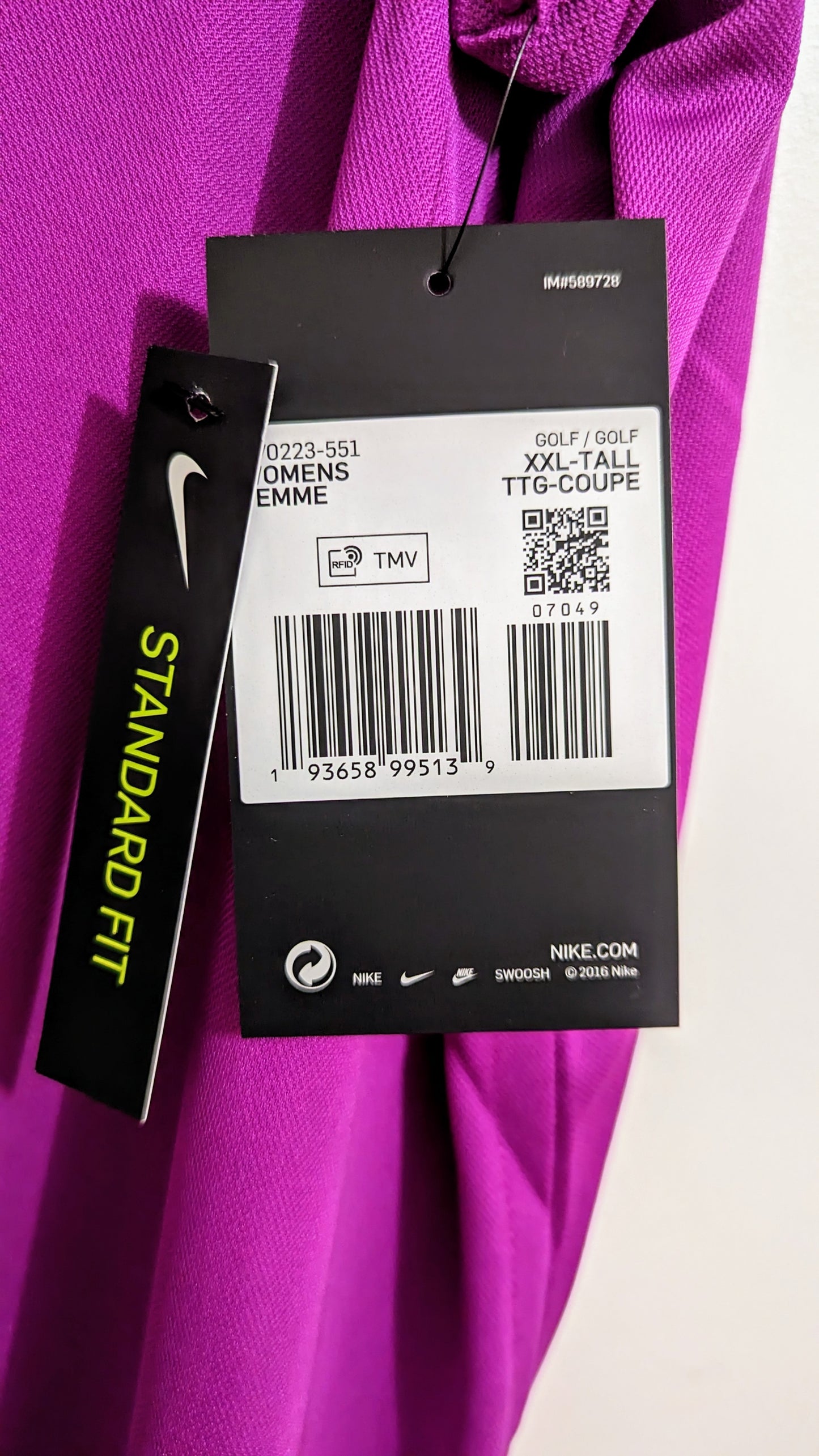NIKE VICTORY DRY FIT Damen Poloshirt ärmellos Gr. 46