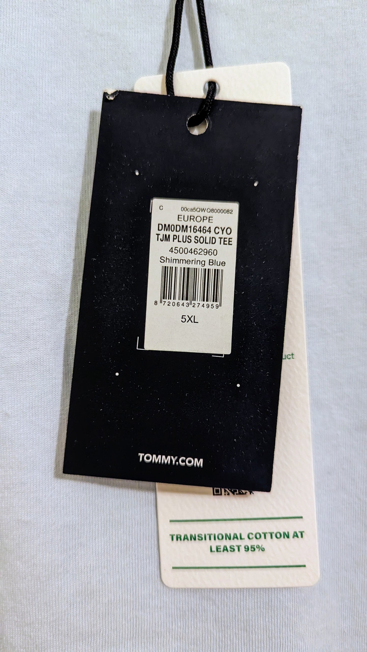 TOMMY JEANS Herren T-Shirt Gr. 5XL Plus Size
