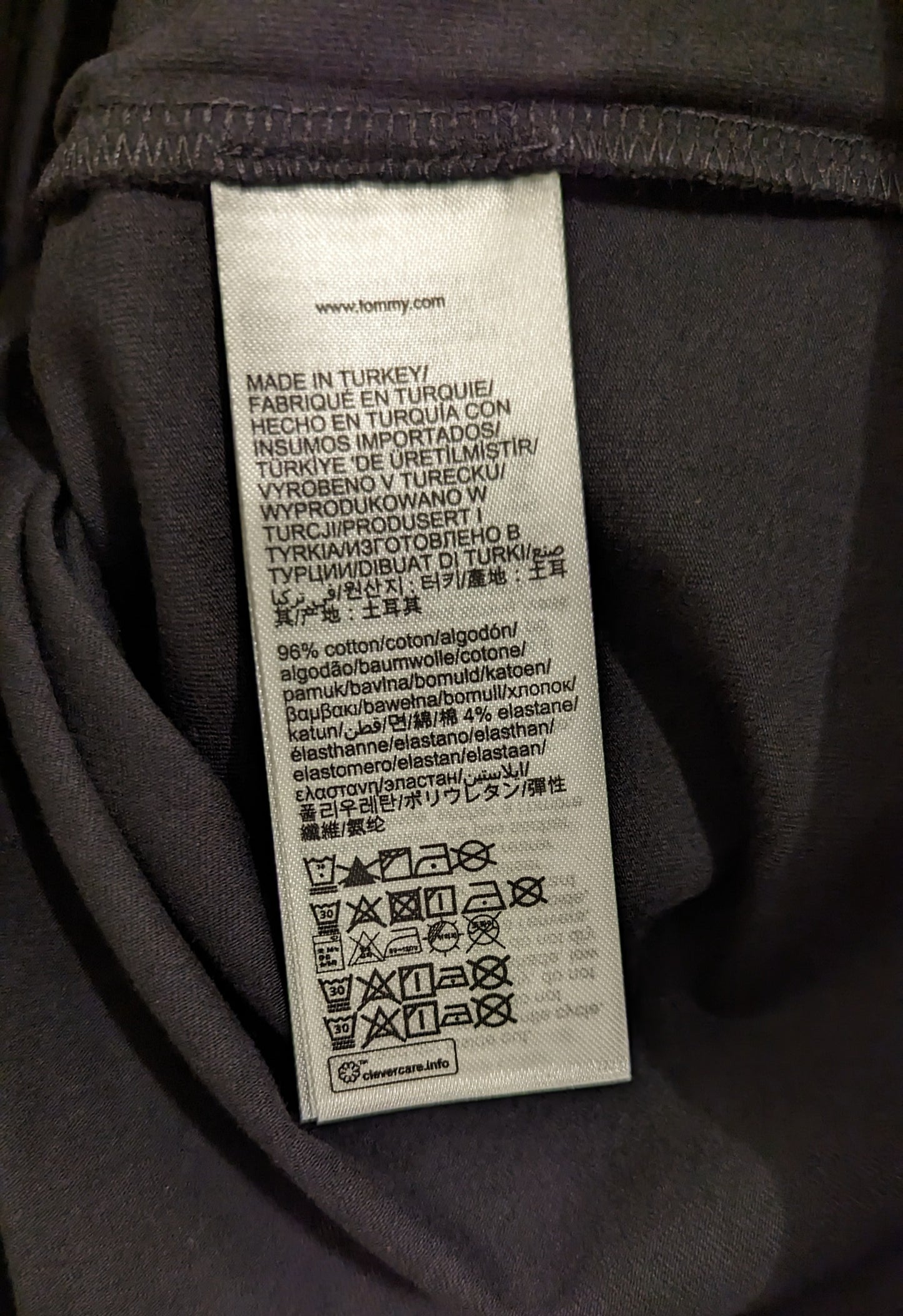 TOMMY HILFIGER Herren T-Shirt Gr. 4XL oder 5XL Plus Size