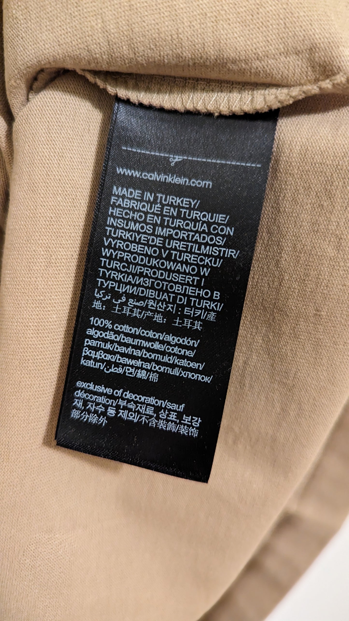 CALVIN KLEIN JEANS Herren T-Shirt Gr. 2XL Plus Size