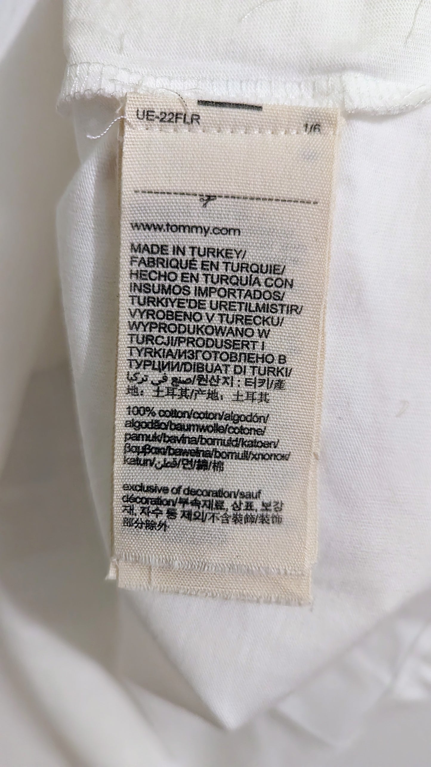 TOMMY HILFIGER Damen Langarmshirt 3/4 Arm Gr. 46/48