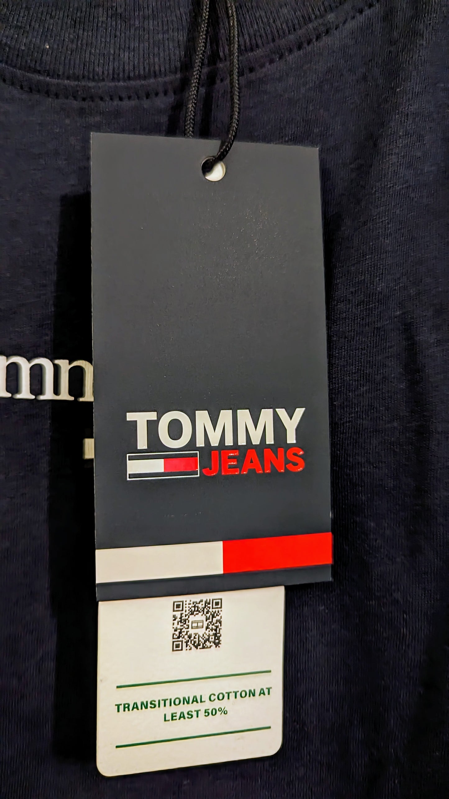 TOMMY JEANS Cropped Damen Shirt Gr. 48