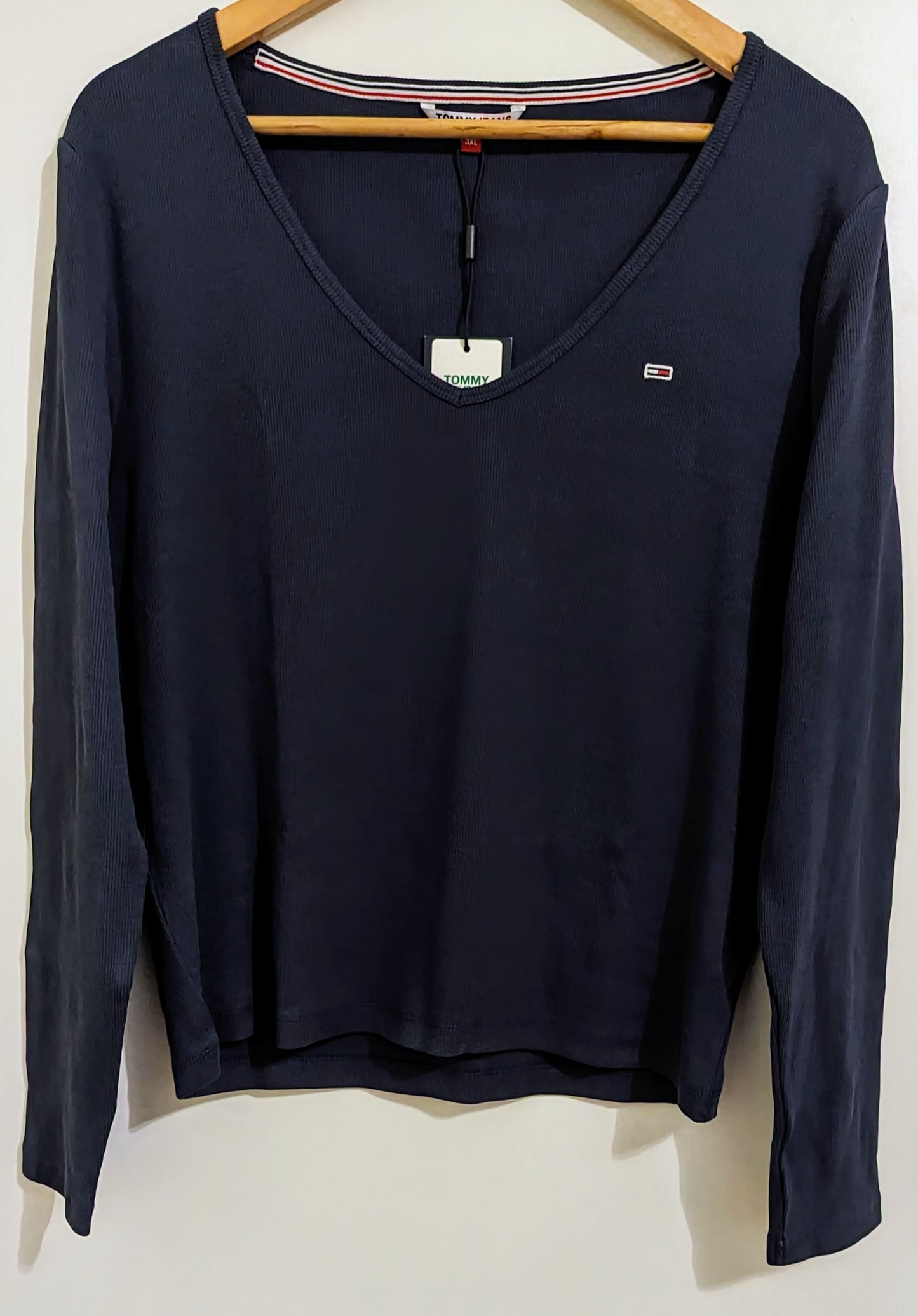 TOMMY JEANS Damen Langarmshirt Gr. 46/48