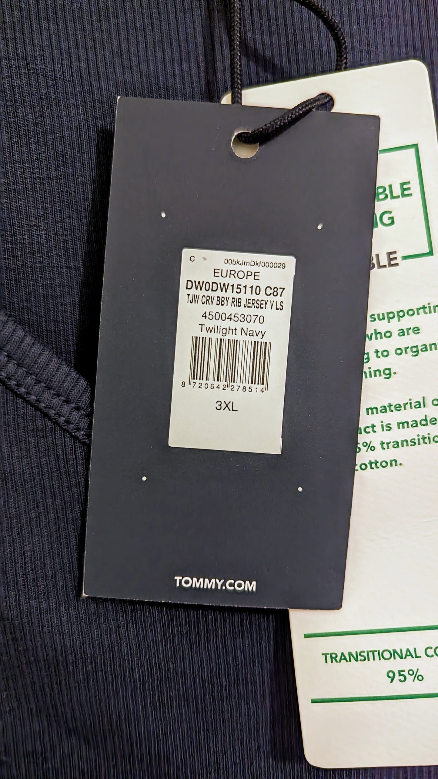 TOMMY JEANS Damen Langarmshirt Gr. 46/48