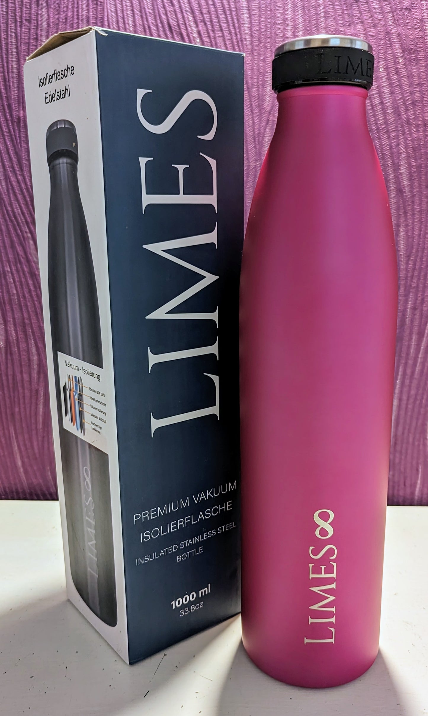 LIMES 8 Isolierflasche 1L