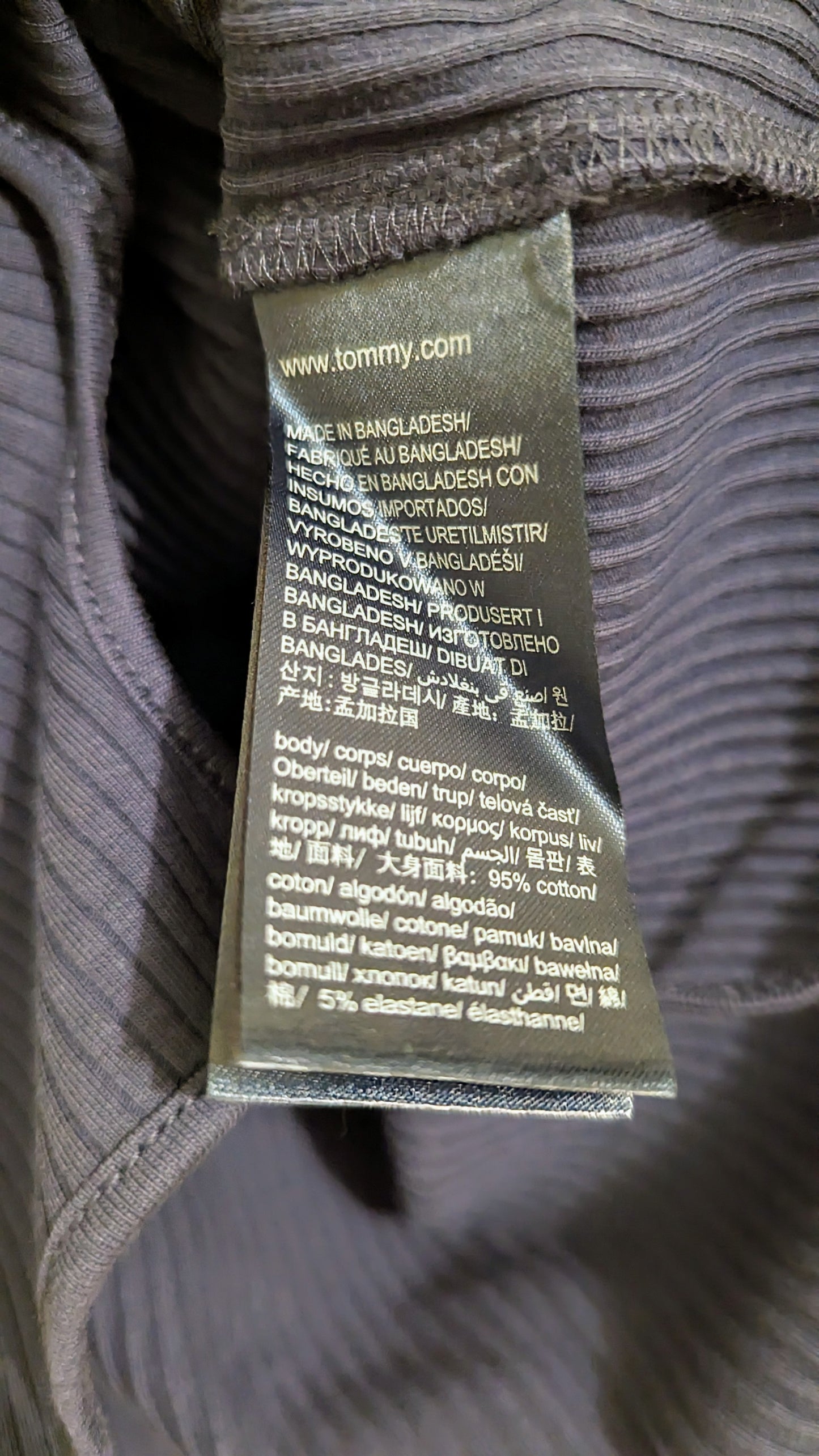 TOMMY JEANS Cropped Damen Langarmshirt Gr. 42