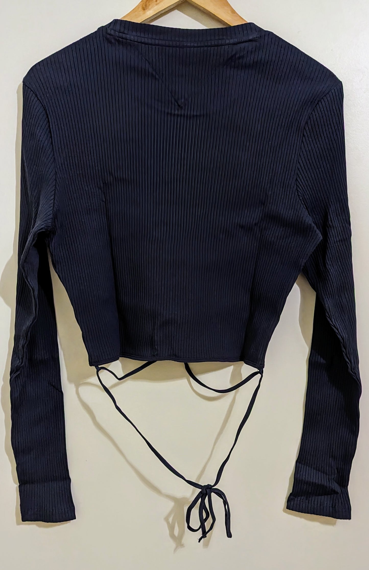 TOMMY JEANS Cropped Damen Langarmshirt Gr. 42