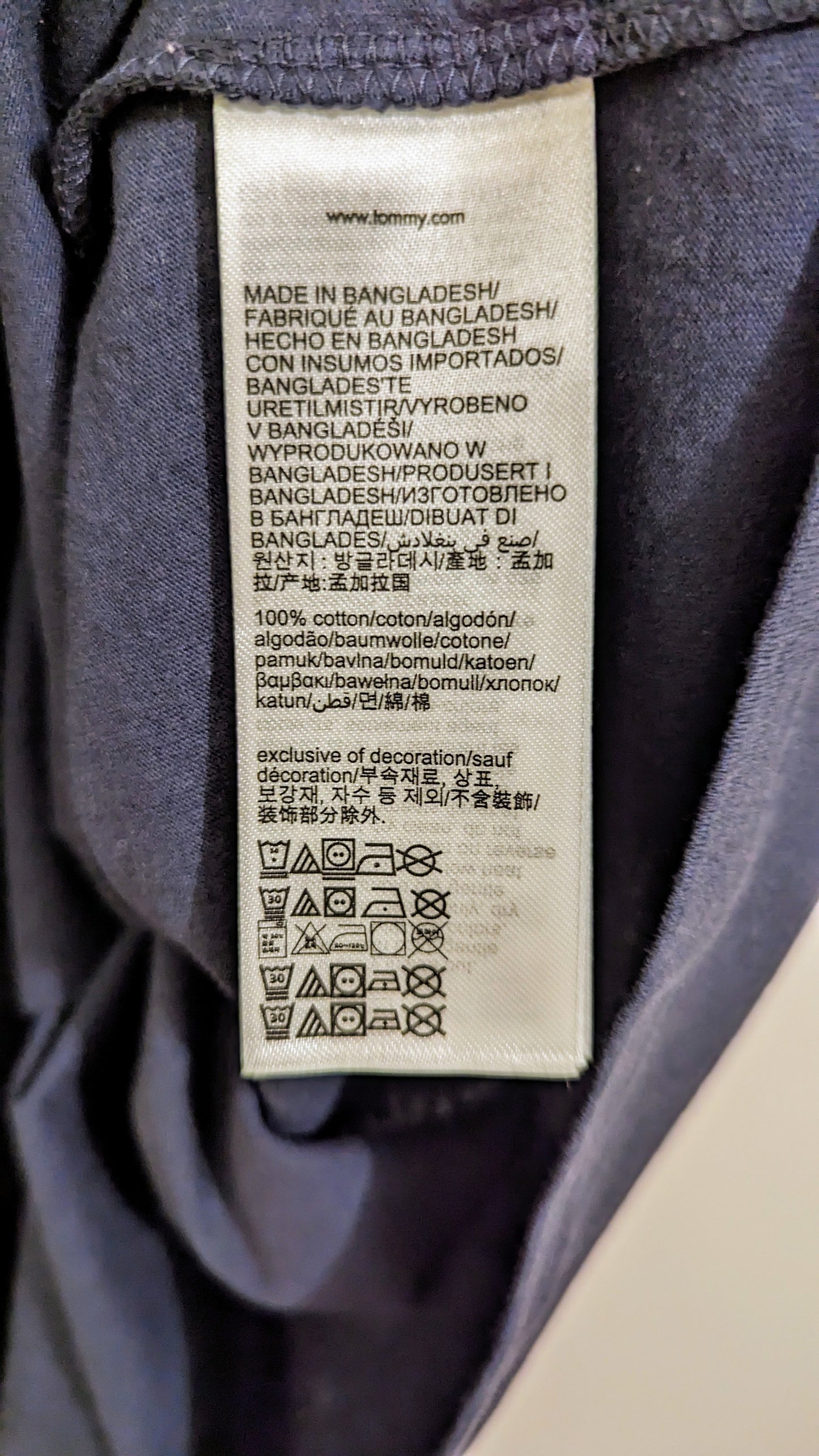 TOMMY JEANS Herren T-Shirt Gr. 4XL oder 5XL Plus Size