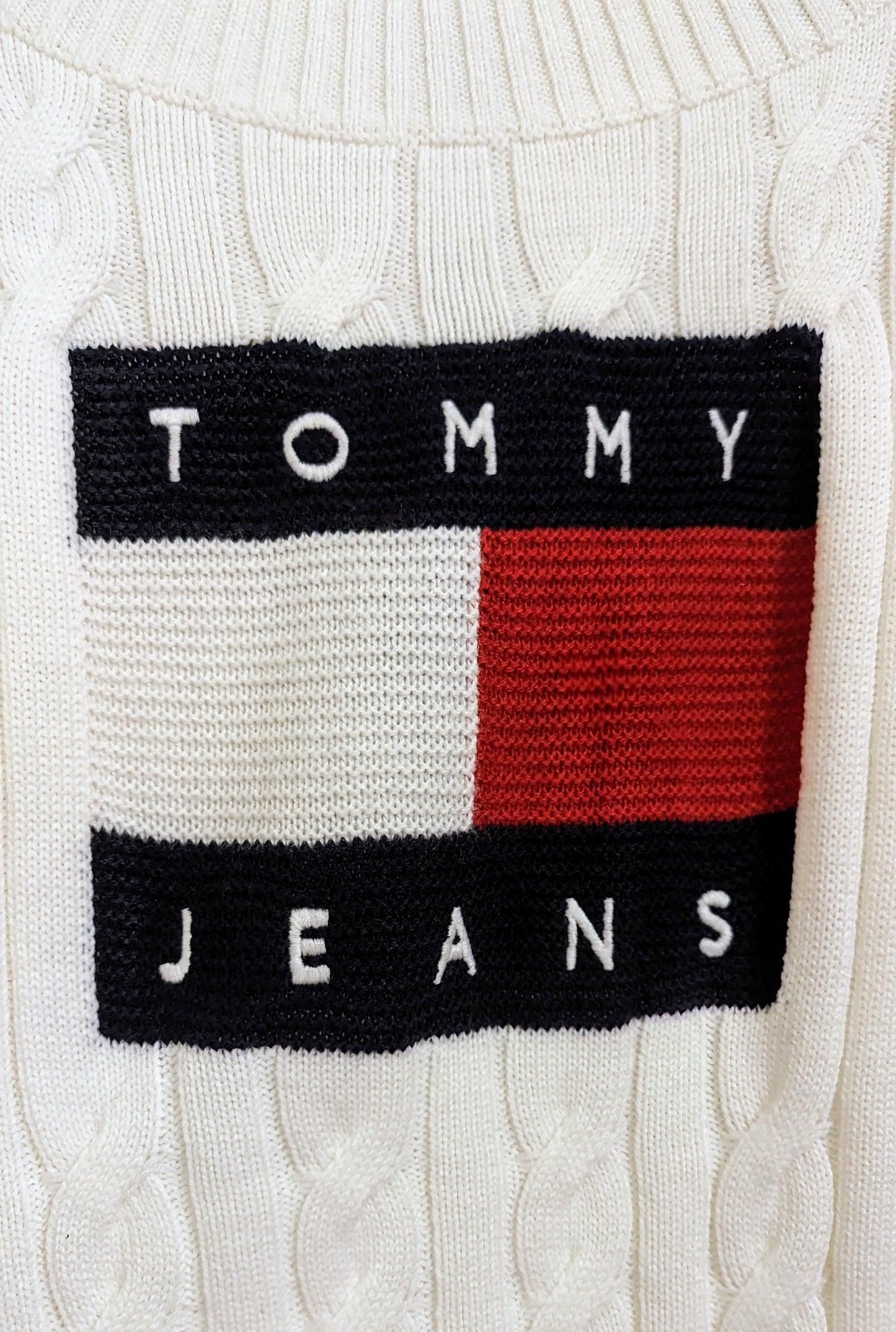 TOMMY JEANS Damen Oversized Strickpullover Gr. 50