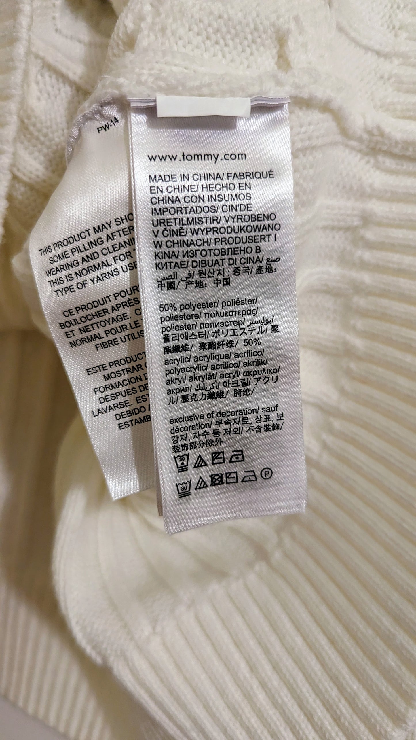 TOMMY JEANS Damen Oversized Strickpullover Gr. 50