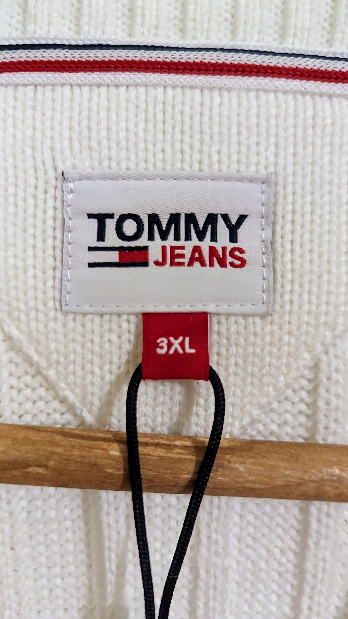 TOMMY JEANS Damen Oversized Strickpullover Gr. 50