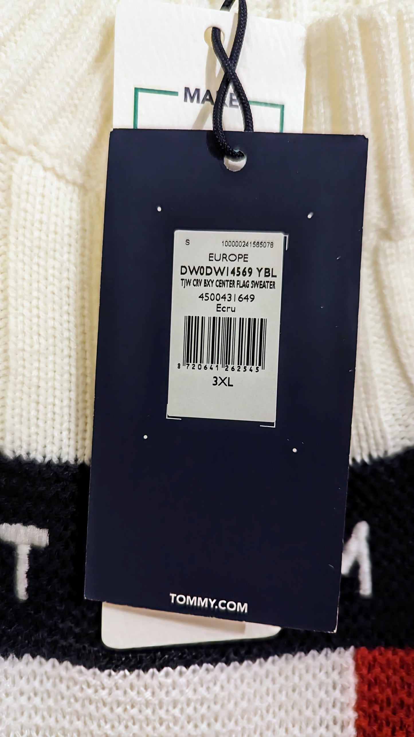 TOMMY JEANS Damen Oversized Strickpullover Gr. 50