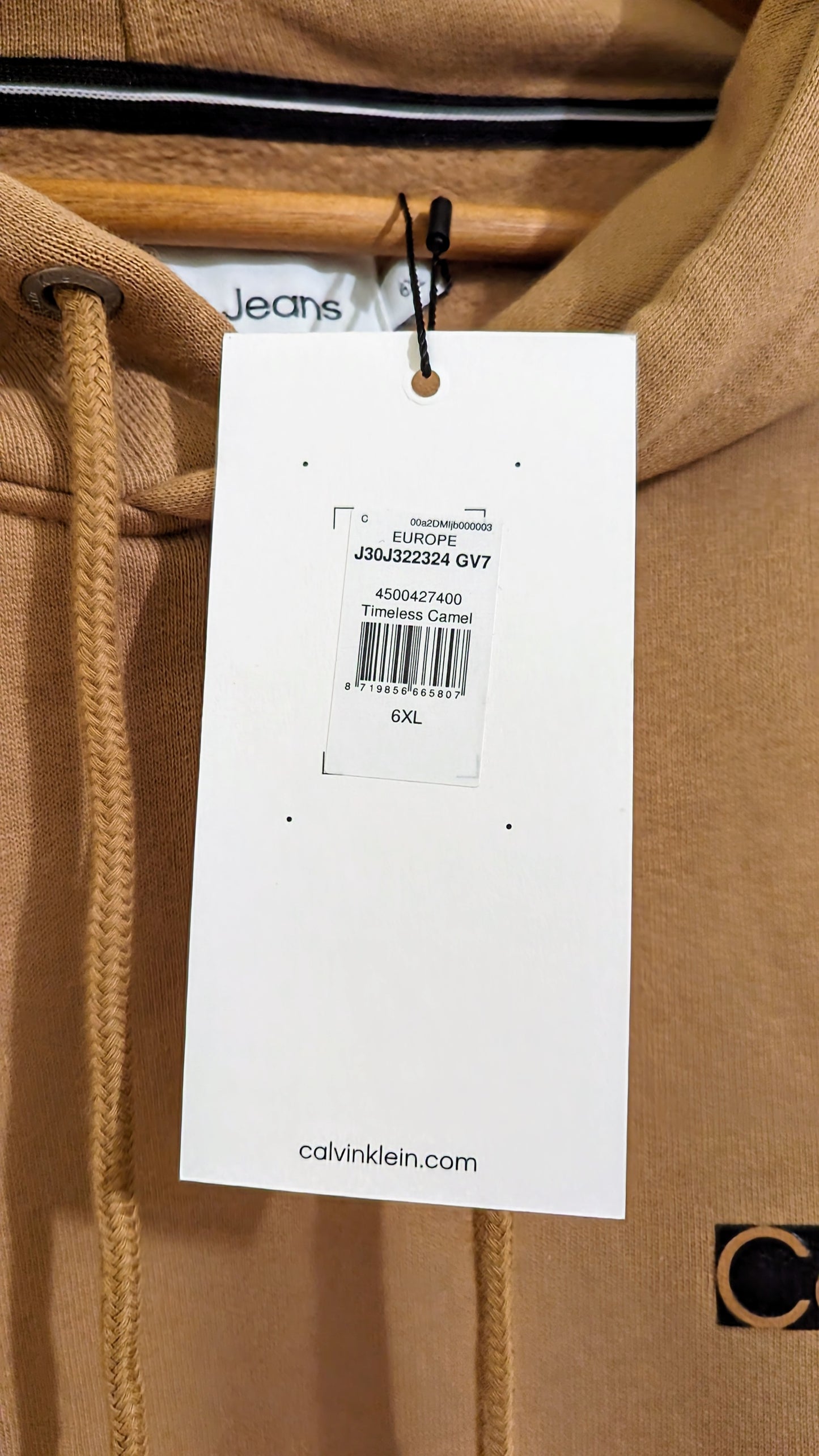 CALVIN KLEIN JEANS Herren Hoodie Gr. 6XL Plus Size
