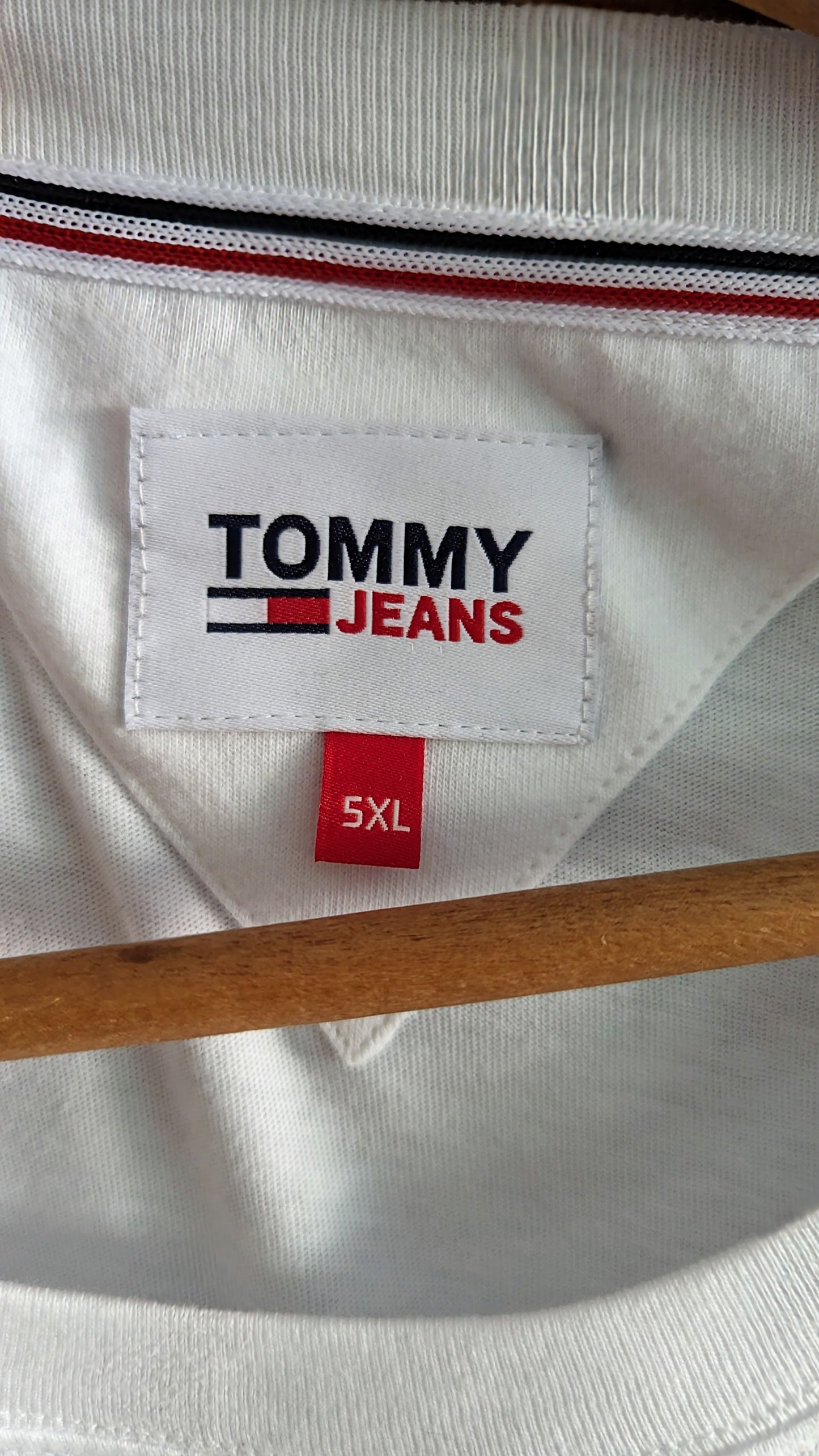 TOMMY JEANS Herren T-Shirt 2-Pack Weiß+Navy Gr. 5XL Plus Size
