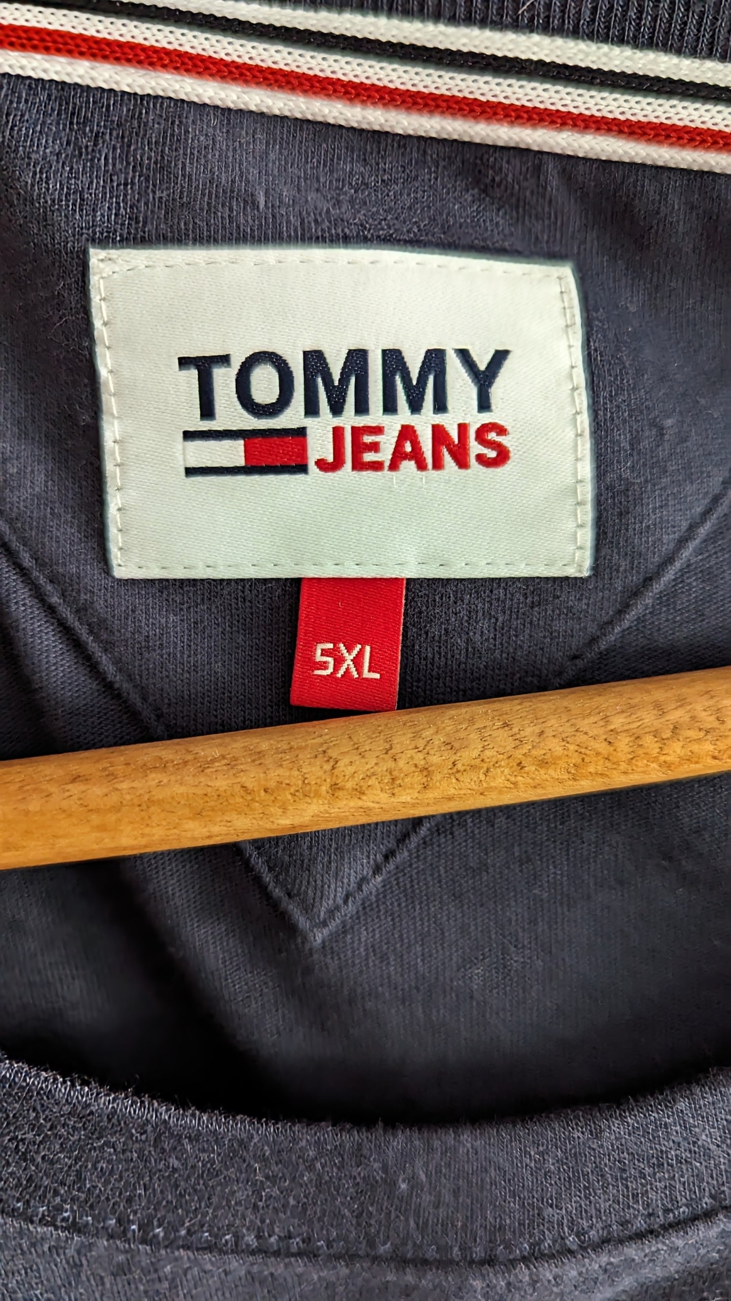 TOMMY JEANS Herren T-Shirt 2-Pack Weiß+Navy Gr. 5XL Plus Size