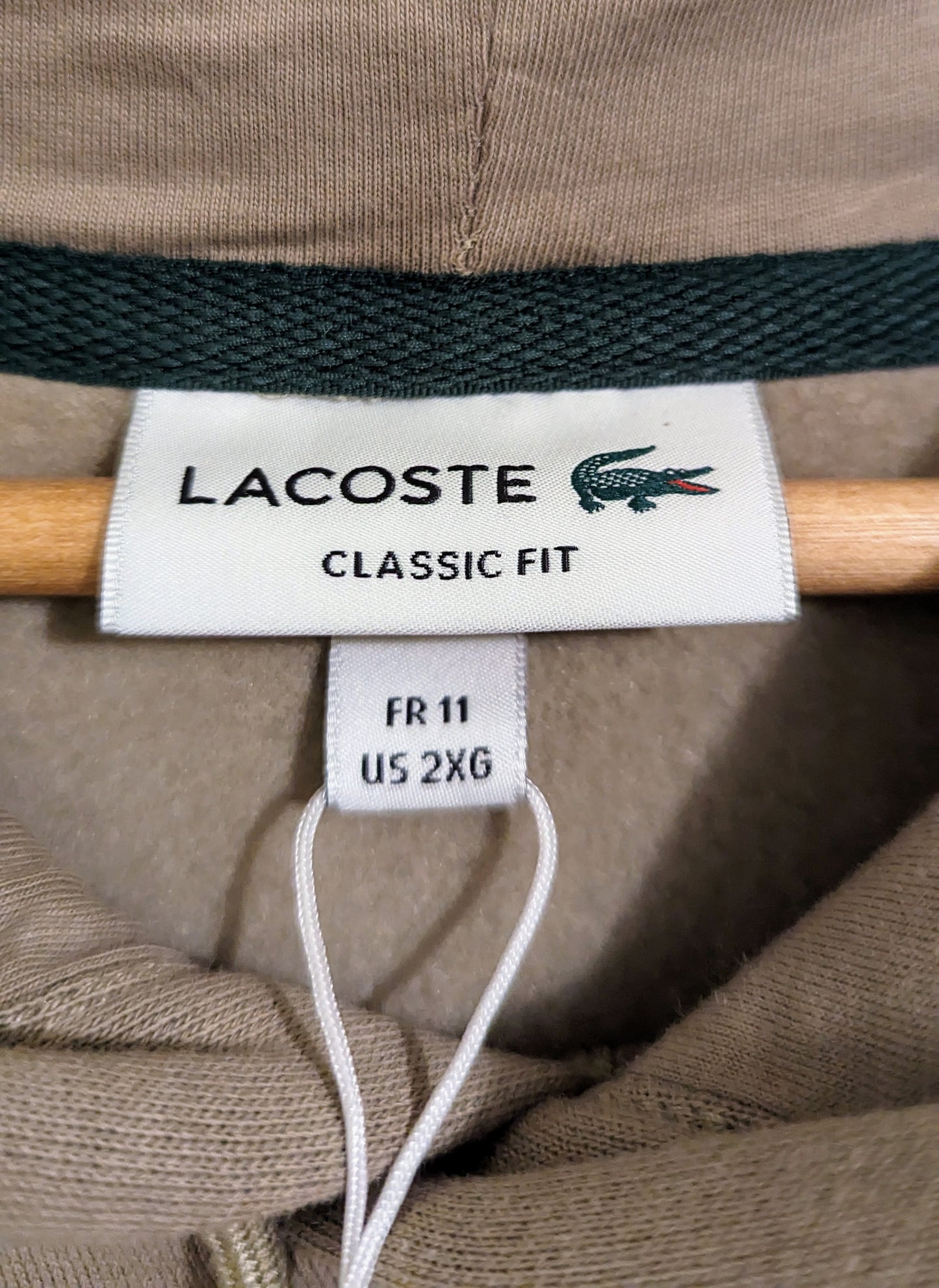 LACOSTE Herren Hoodie Gr. 6XL Plus Size
