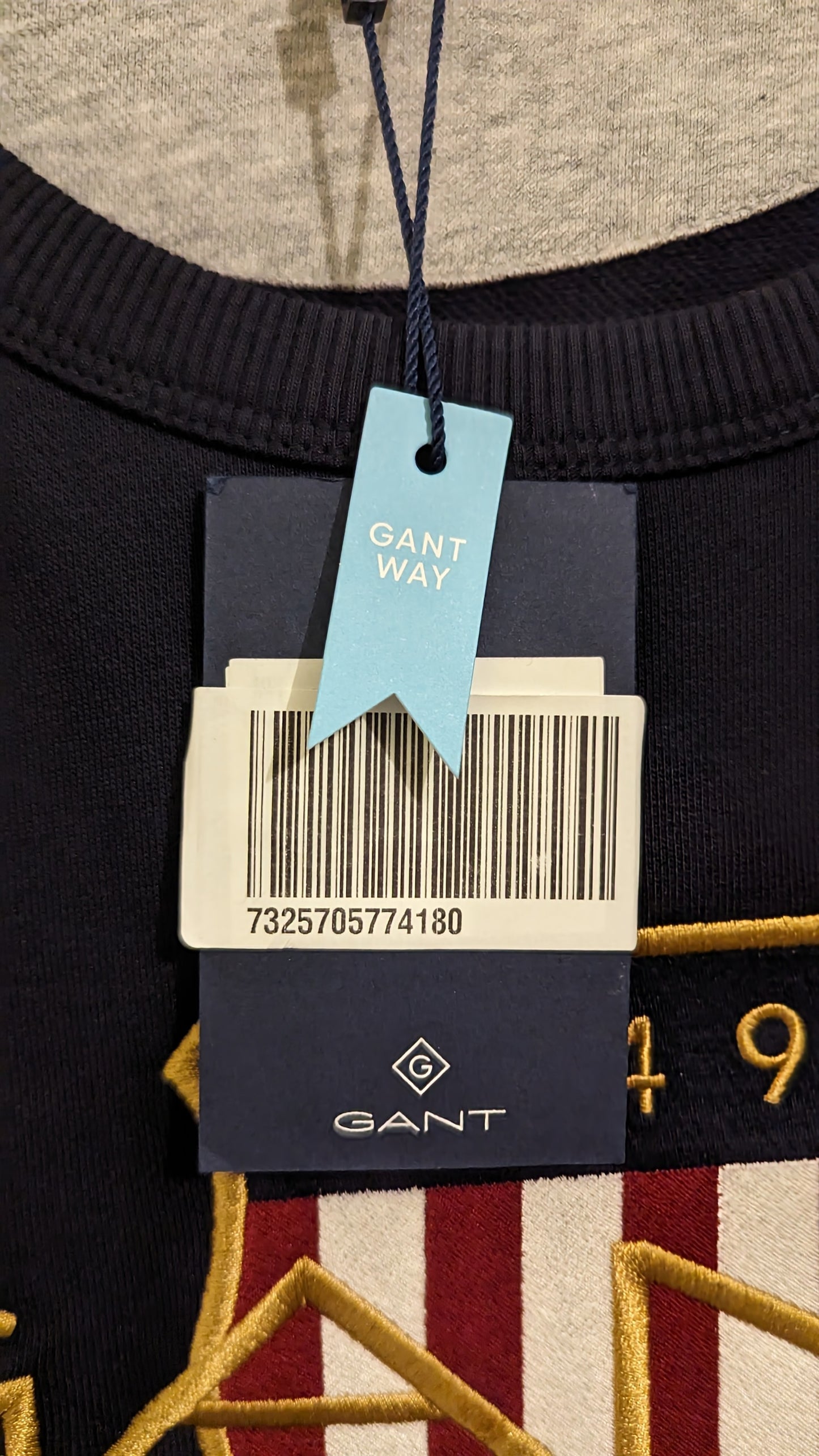 GANT Herren Sweatshirt Gr.4XL Plus Size