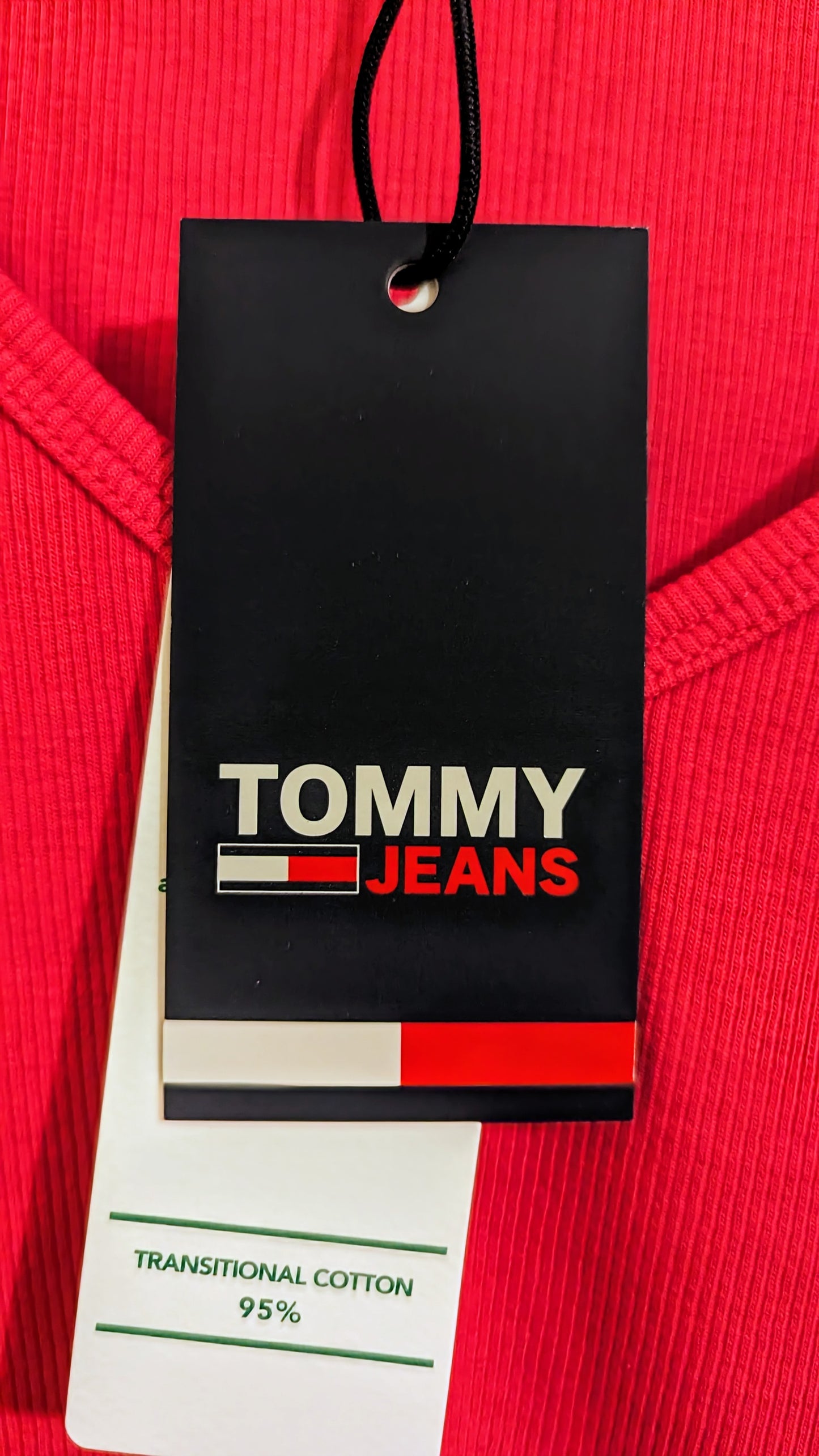 TOMMY JEANS Cropped Damen Langarmshirt Gr. 40