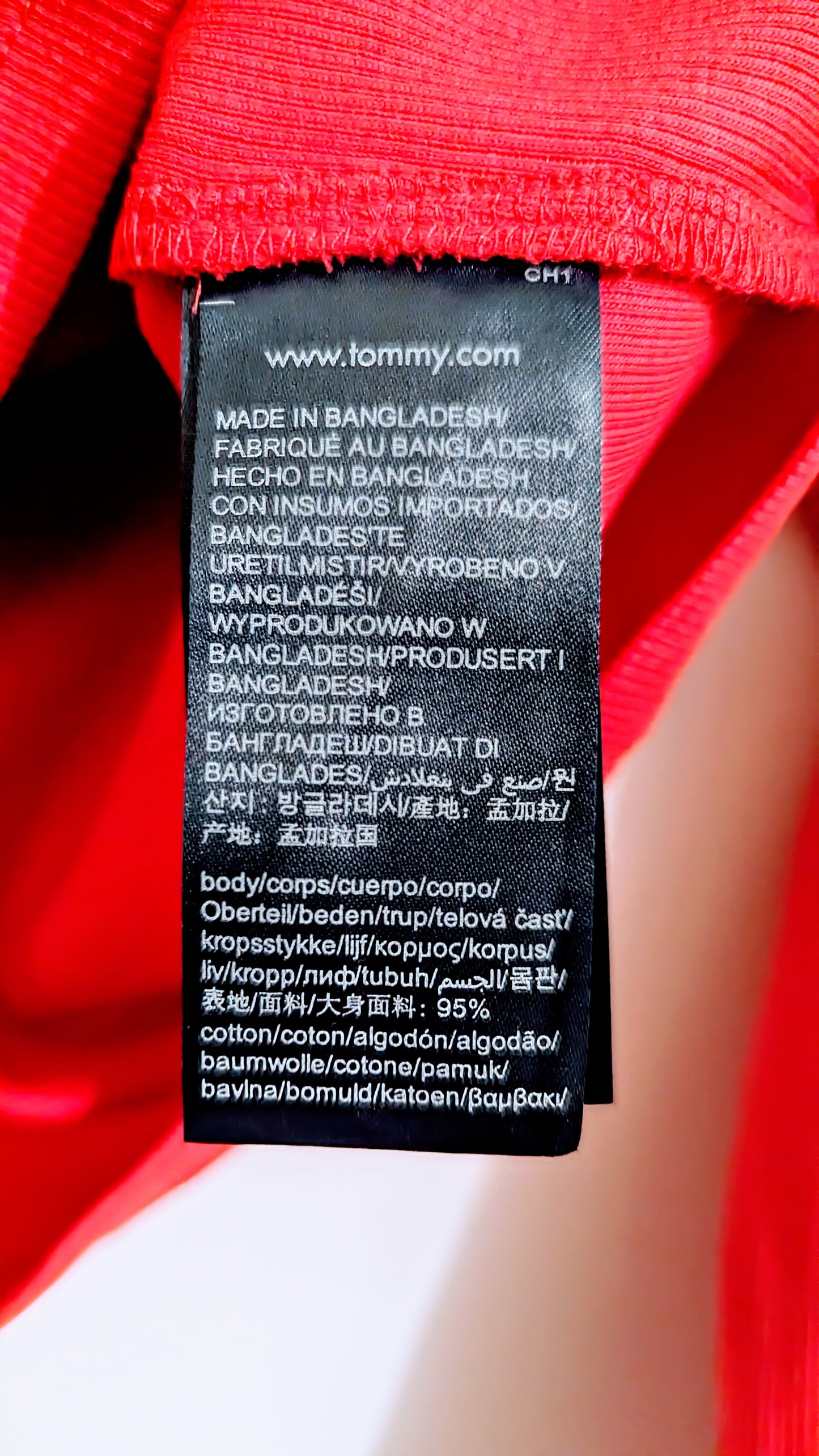 TOMMY JEANS Cropped Damen Langarmshirt Gr. 40
