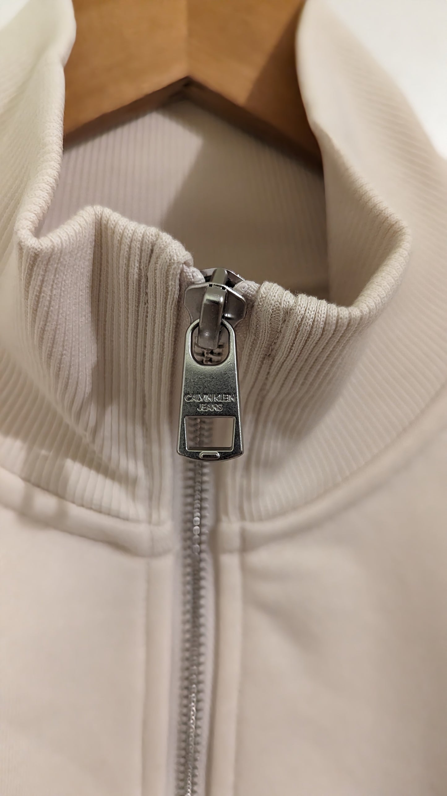 CALVIN KLEIN JEANS Damen Half-Zip Sweatshirt Gr. 42/44