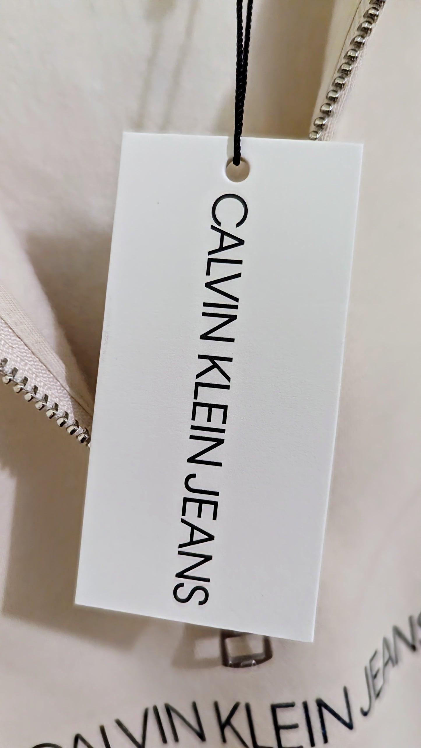 CALVIN KLEIN JEANS Damen Half-Zip Sweatshirt Gr. 42/44