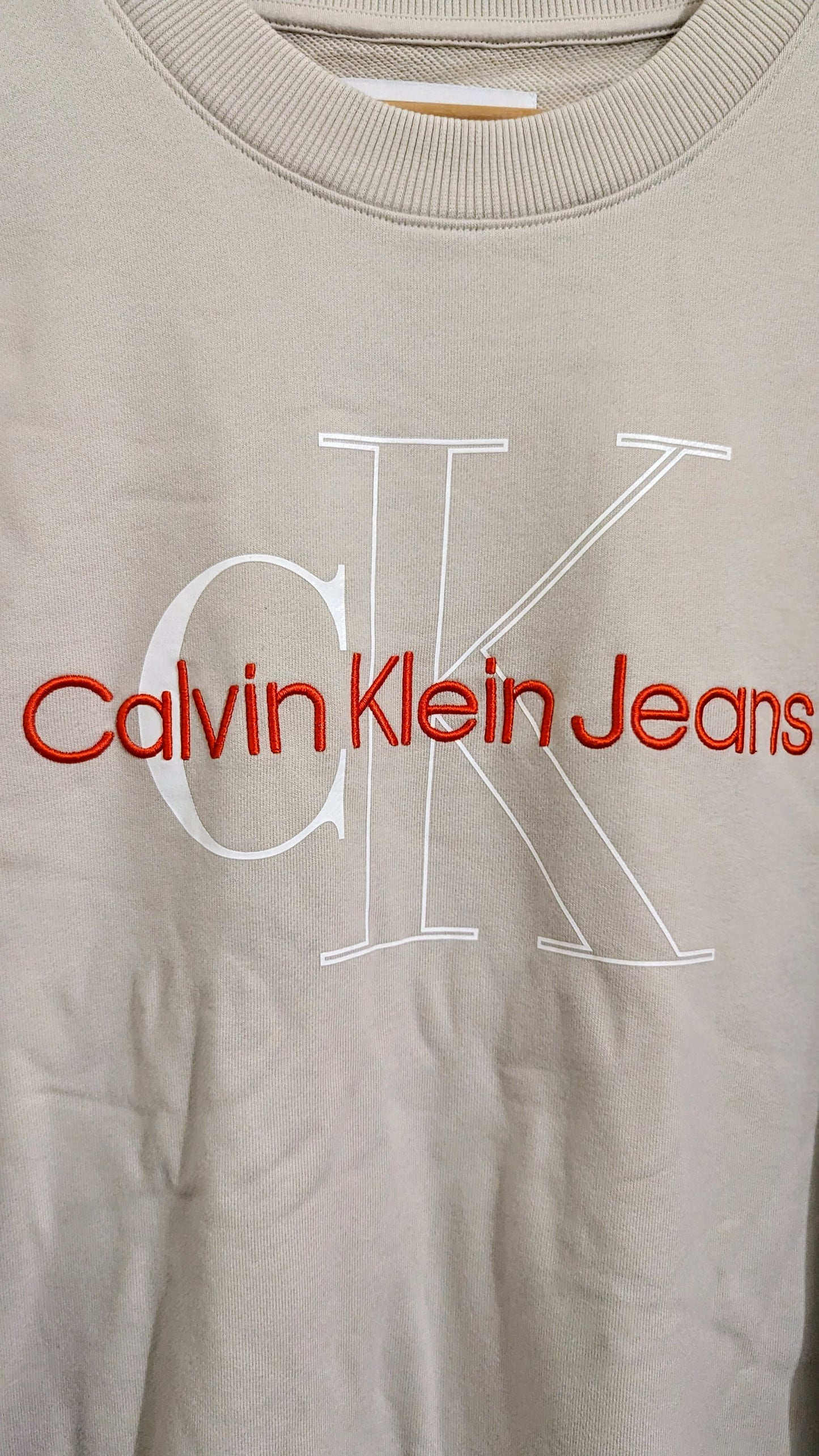 CALVIN KLEIN JEANS Damen Long-Sweater Gr. 44