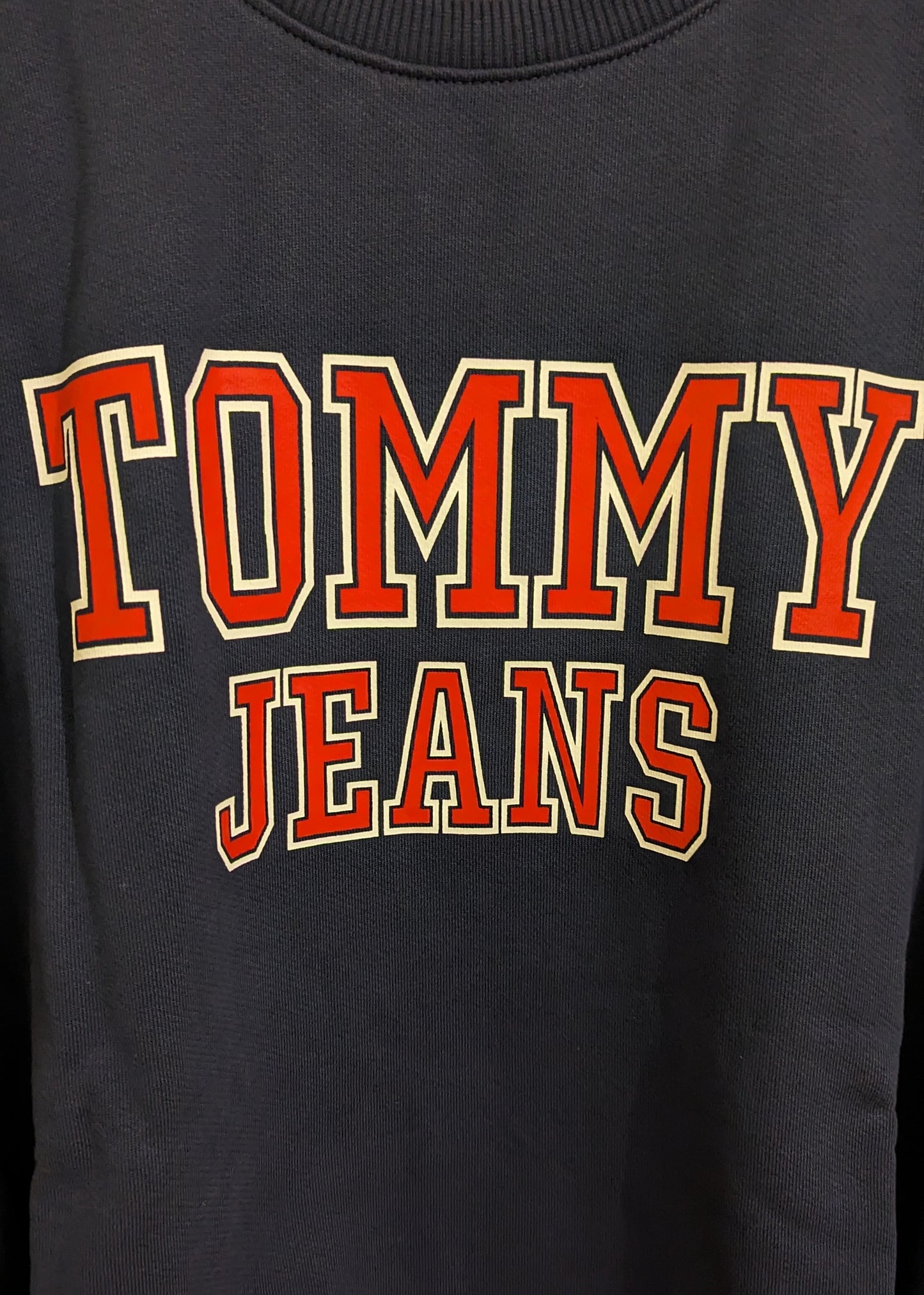 TOMMY JEANS Herren Sweatshirt Gr. 3XL oder 5XL Plus Size