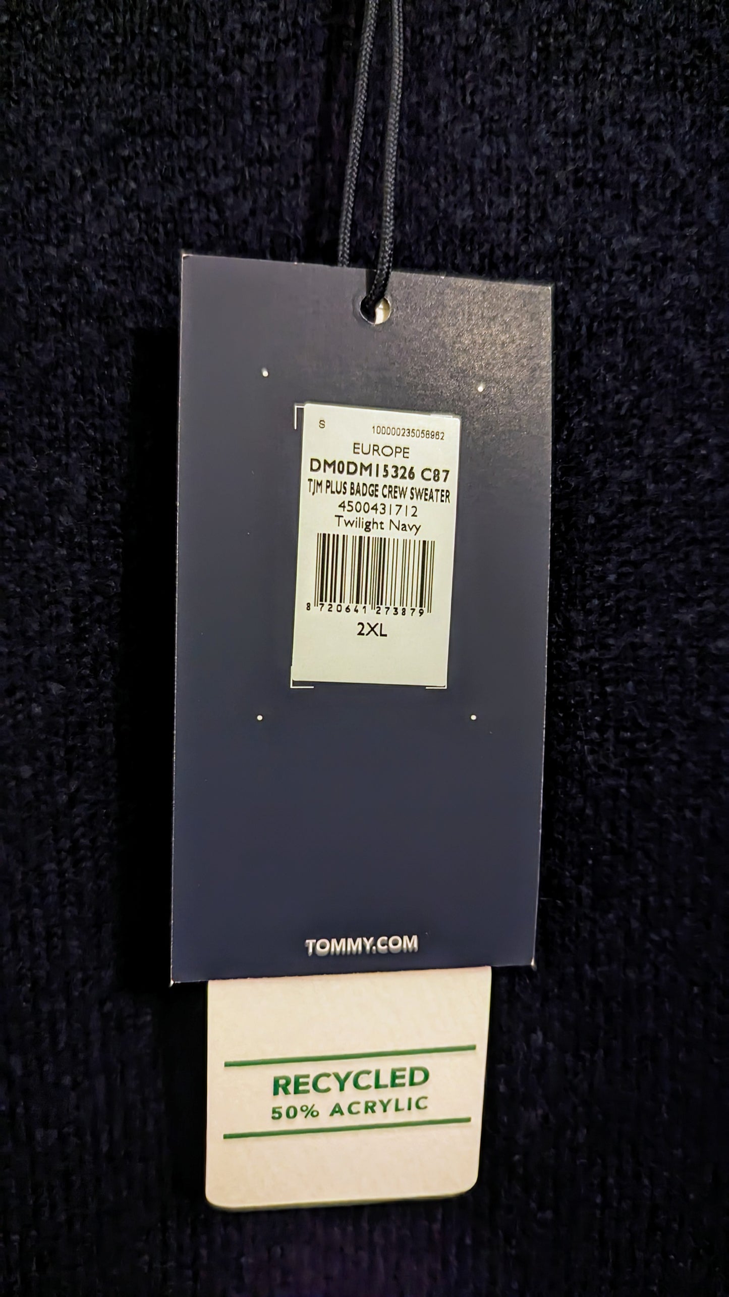TOMMY JEANS Herren Pullover Gr. 2XL Plus Size