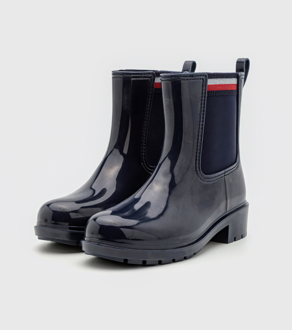 TOMMY HILFIGER Damen Gummistiefeletten Gr. 38