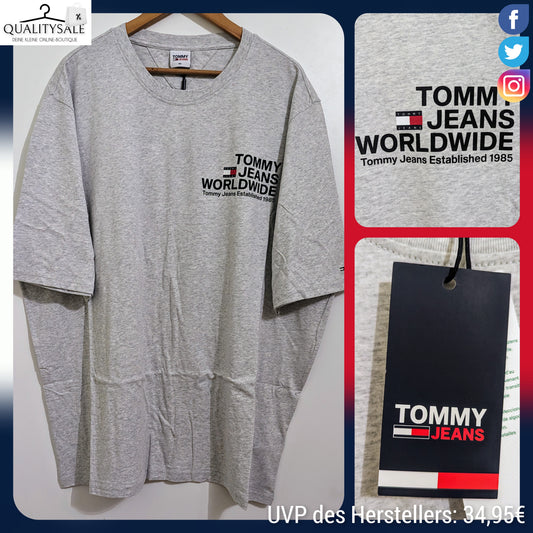 TOMMY JEANS Herren T-Shirt Gr. 3XL Plus Size