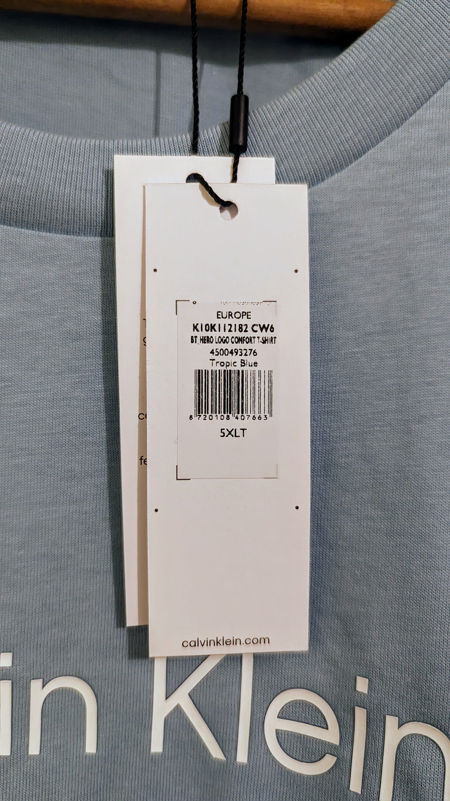 CALVIN KLEIN Herren T-Shirt Gr. 4XL Plus Size