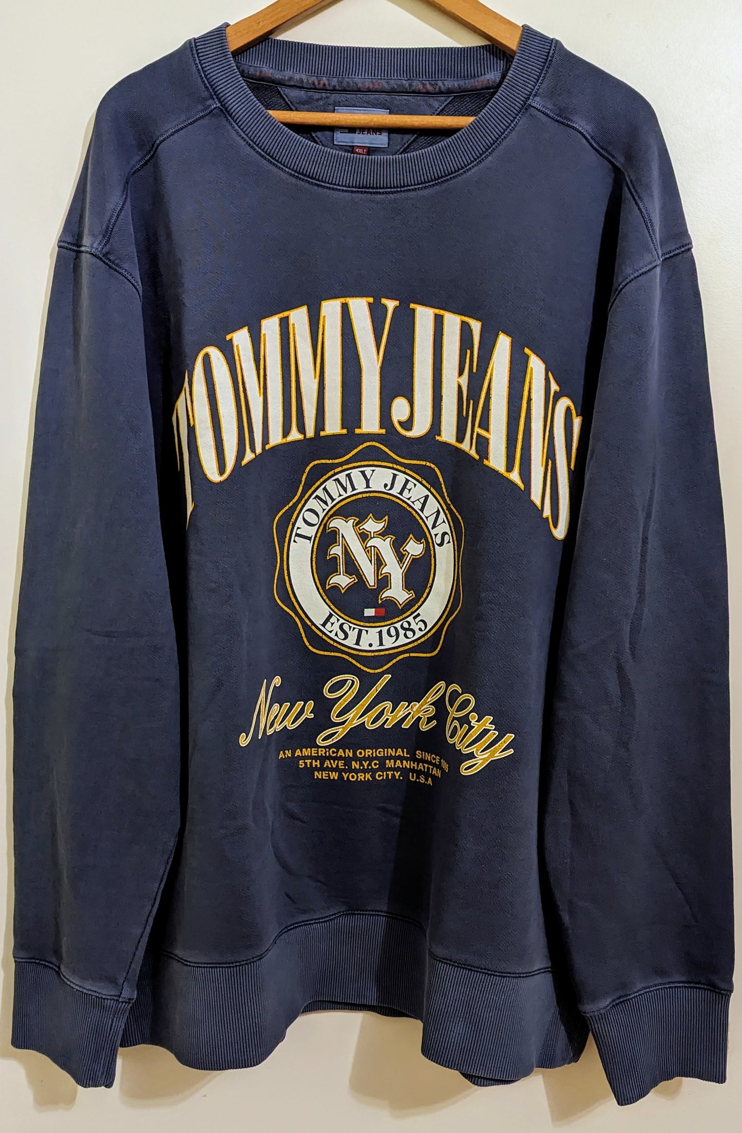 TOMMY JEANS Herren Sweatshirt Gr. 4XL Plus Size