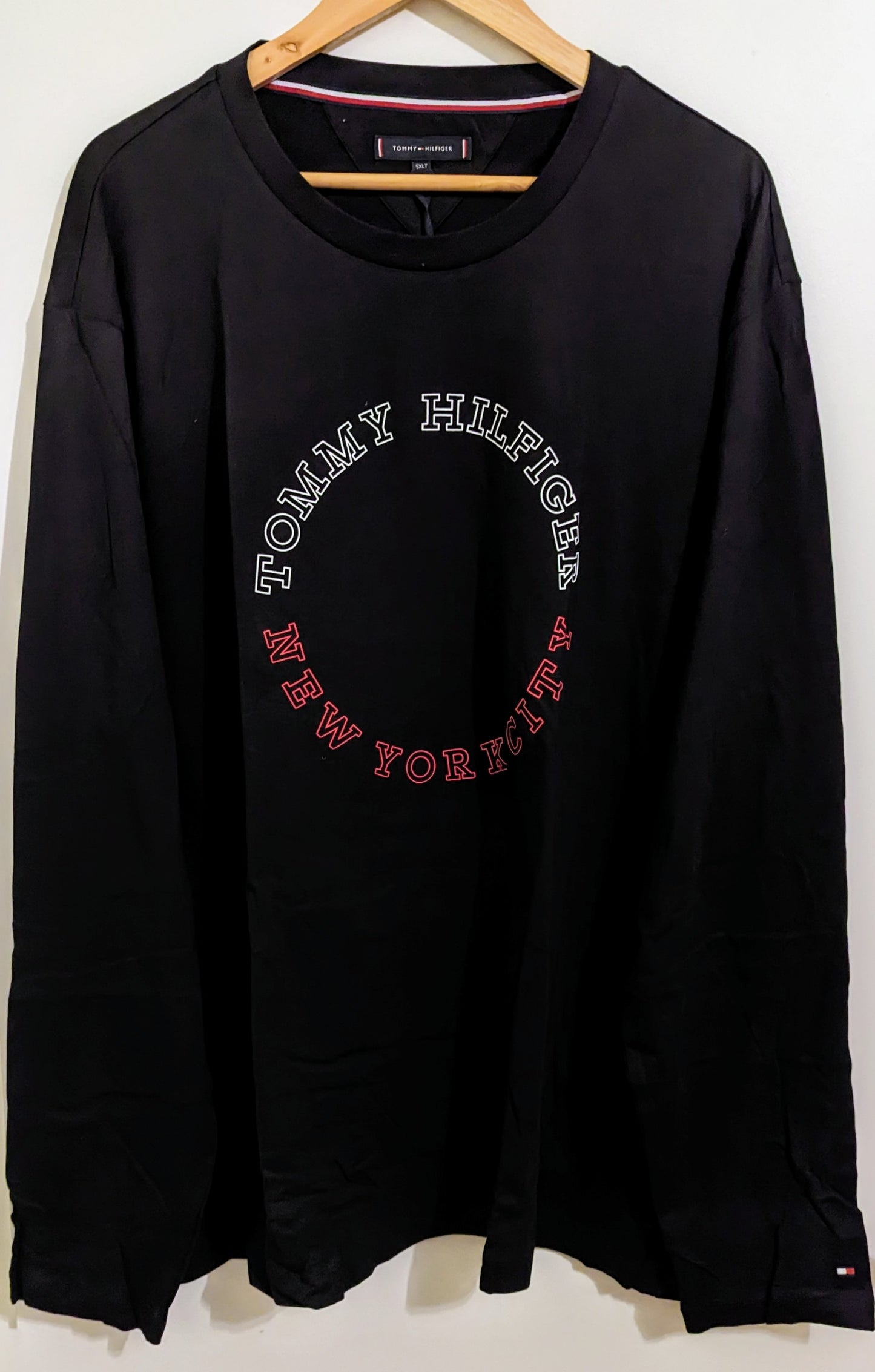 TOMMY HILFIGER Herren Langarmshirt Gr. 4XL Plus Size
