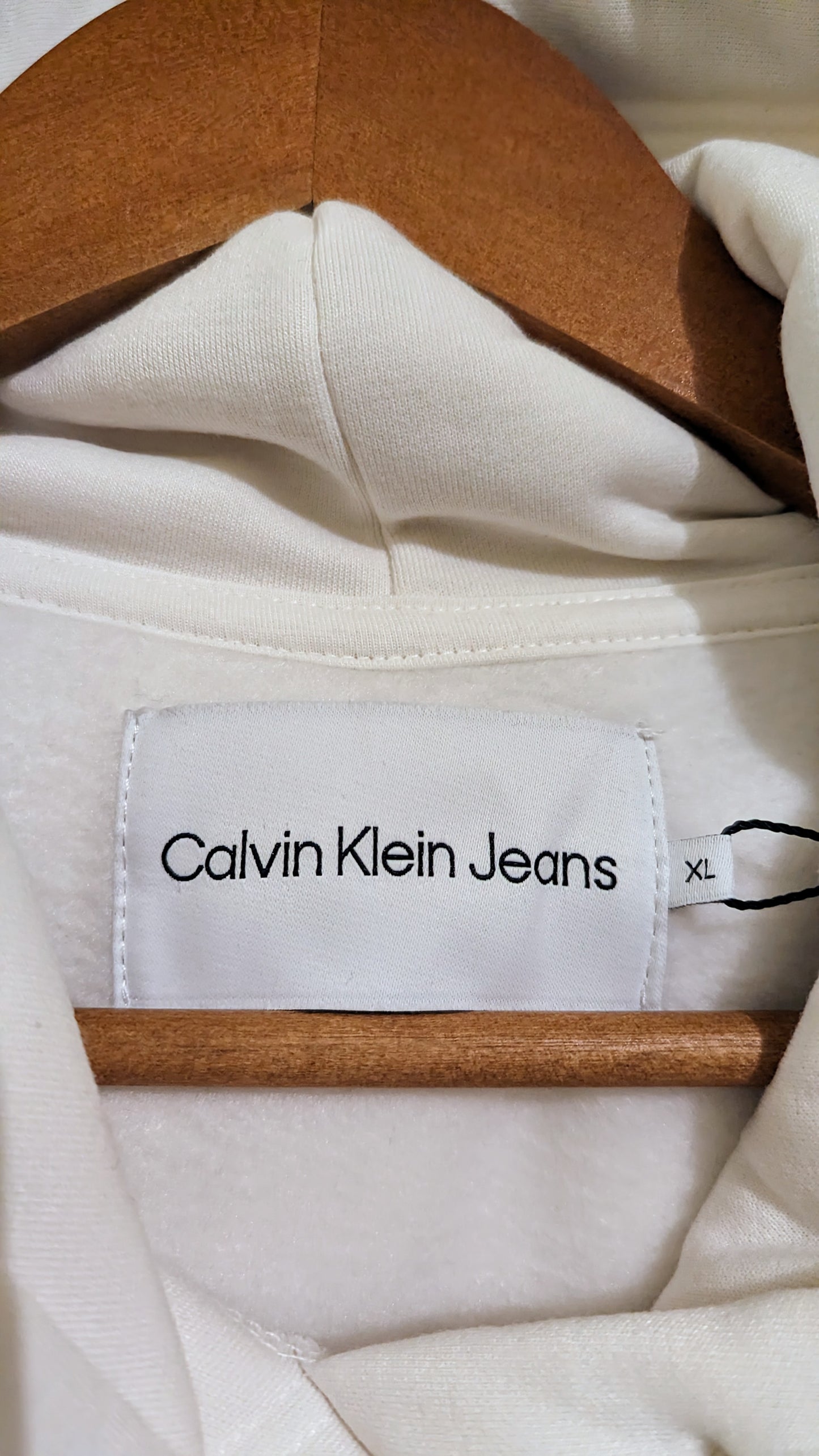 CALVIN KLEIN JEANS Cropped Damen Hoodie Gr. XL