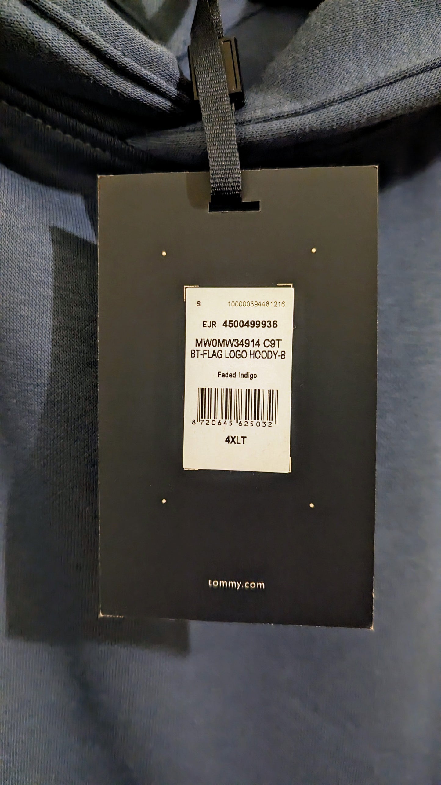 TOMMY HILFIGER Herren Hoodie Gr. 4XL Plus Size