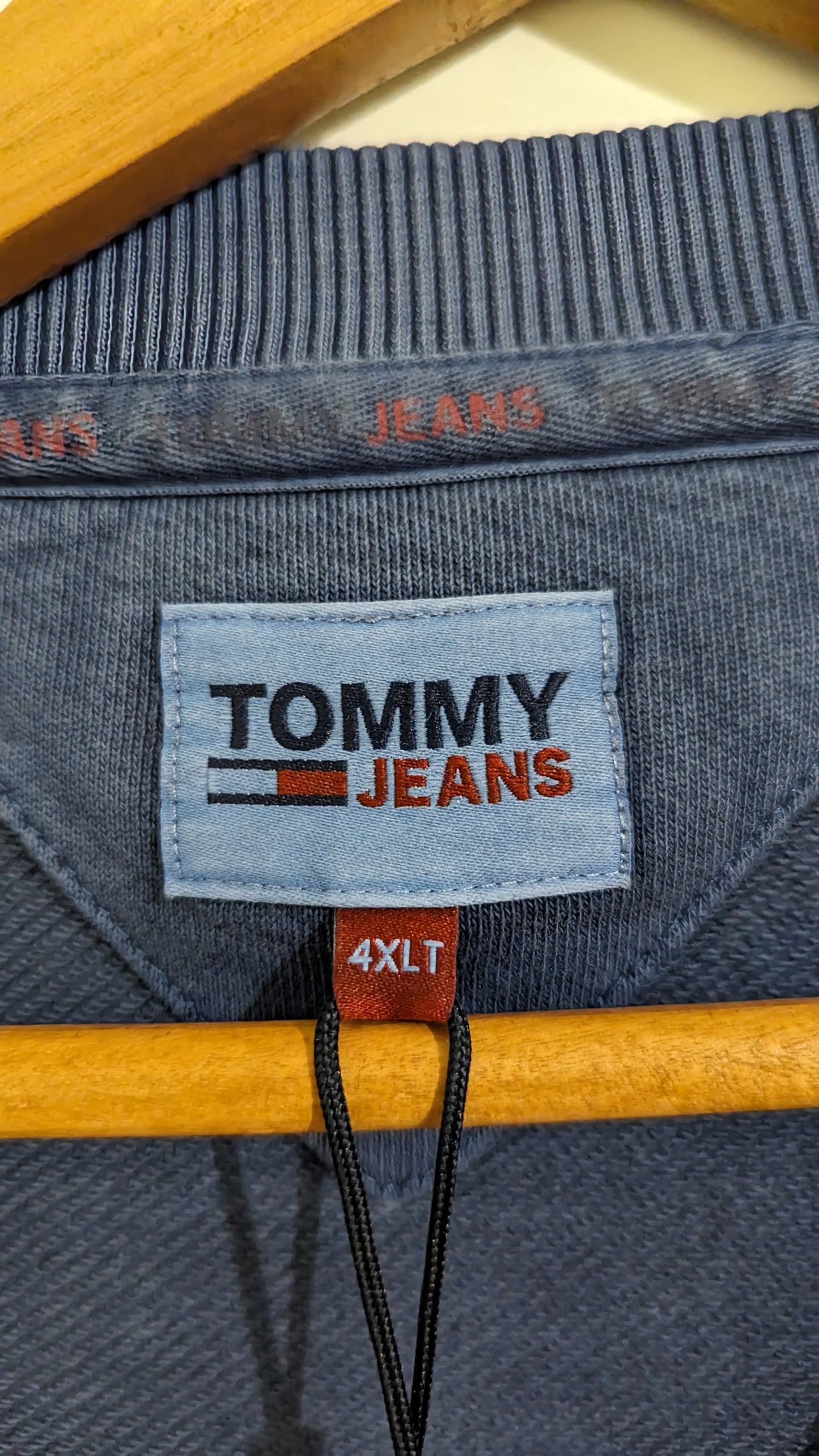 TOMMY JEANS Herren Sweatshirt Gr. 4XL Plus Size