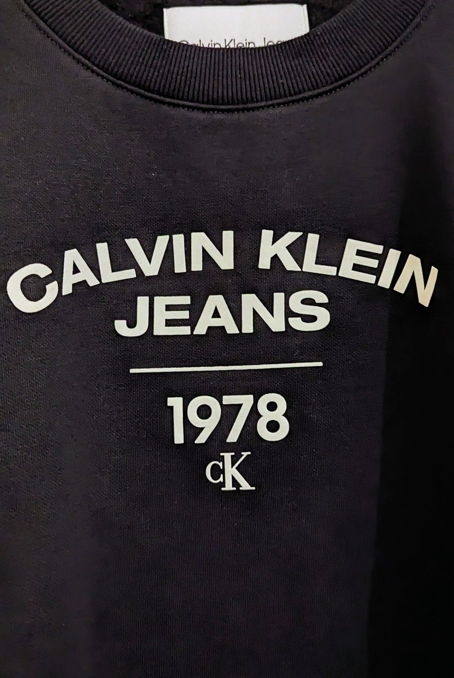 CALVIN KLEIN JEANS Cropped Damen Sweatshirt Gr. 46