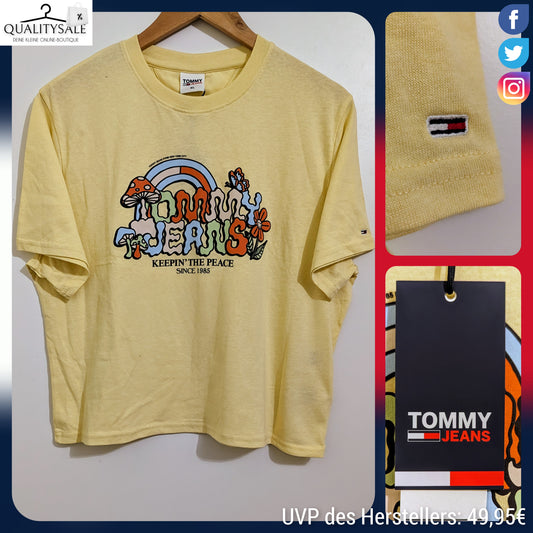 TOMMY JEANS Damen T-Shirt Gr. XL