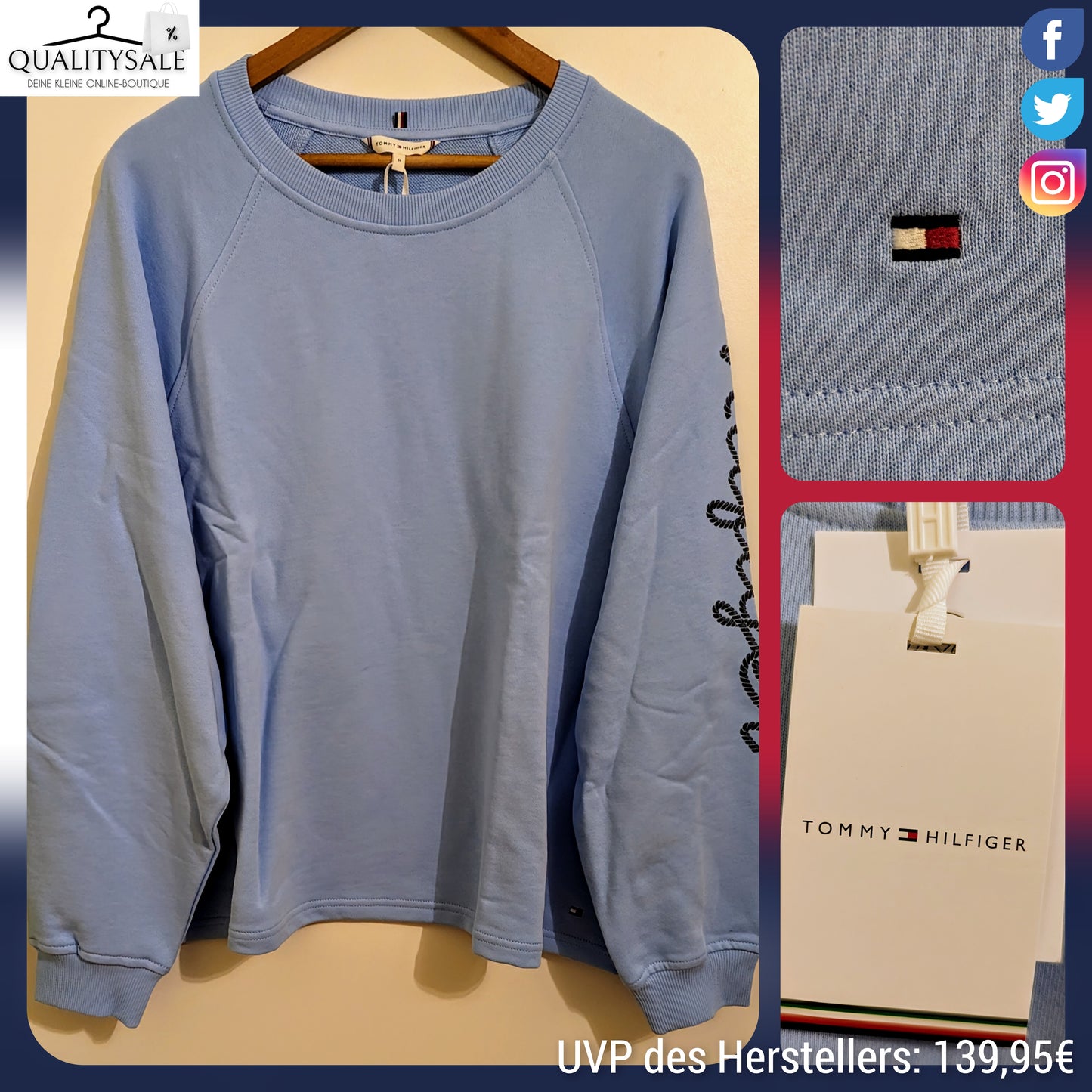 TOMMY HILFIGER Damen Sweatshirt Gr. 52
