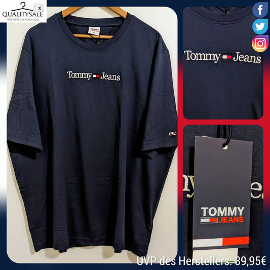 TOMMY JEANS Herren T-Shirt Gr. 3XL Plus Size