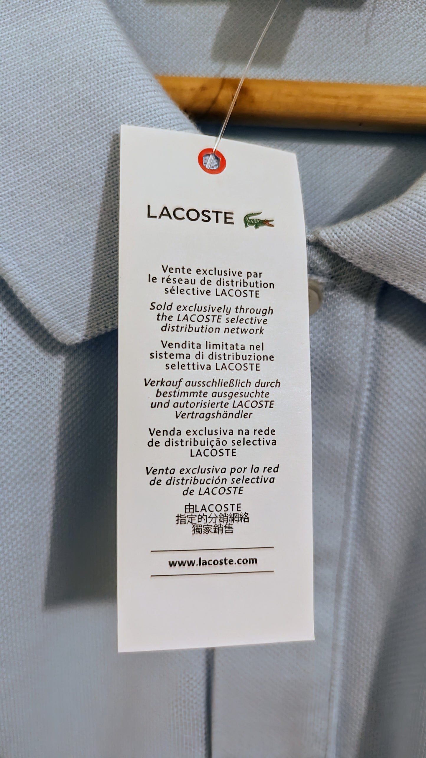 LACOSTE Herren Poloshirt Gr. 5XL Plus Size