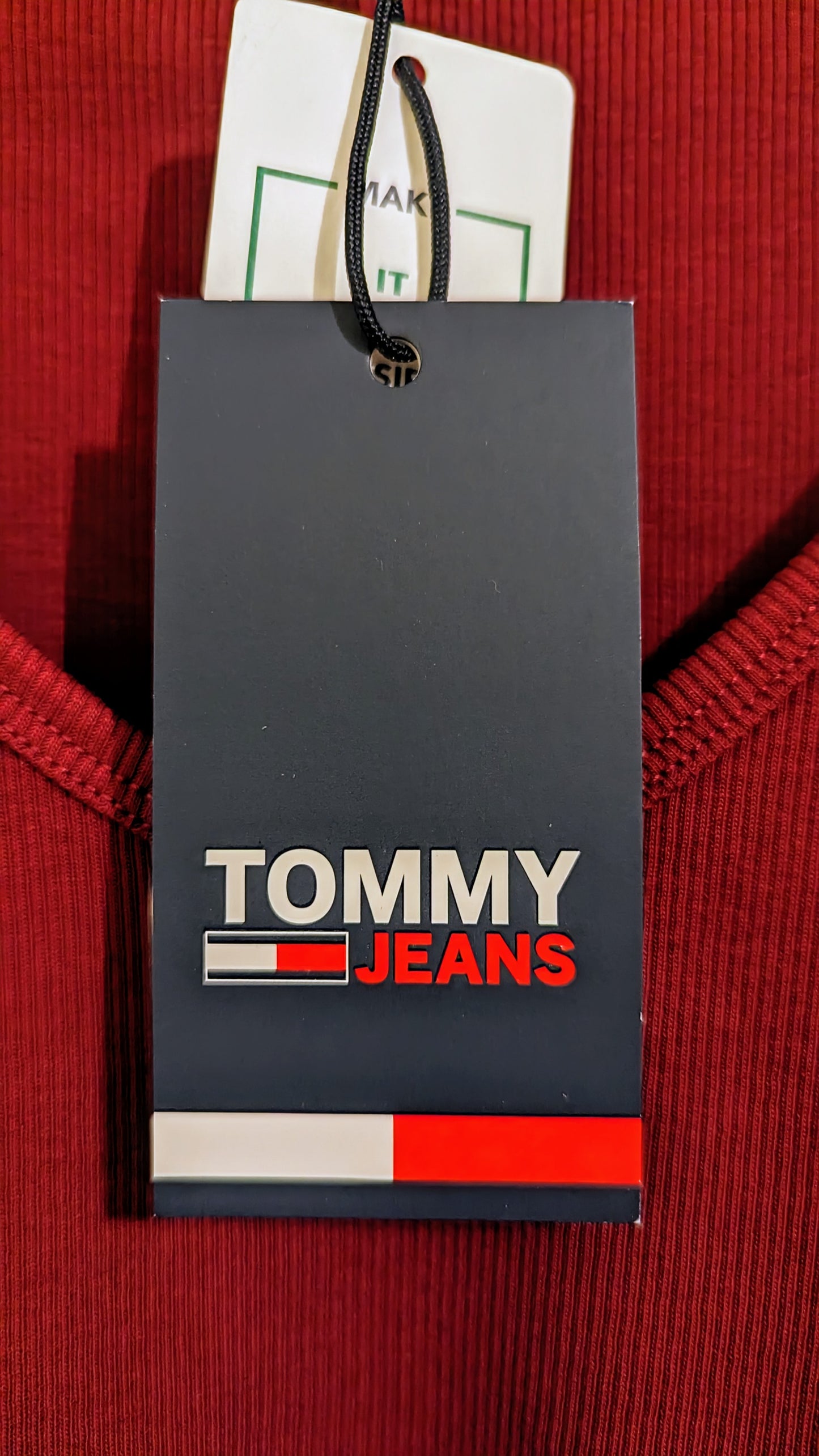 TOMMY JEANS Cropped Damen Langarmshirt Gr. XL
