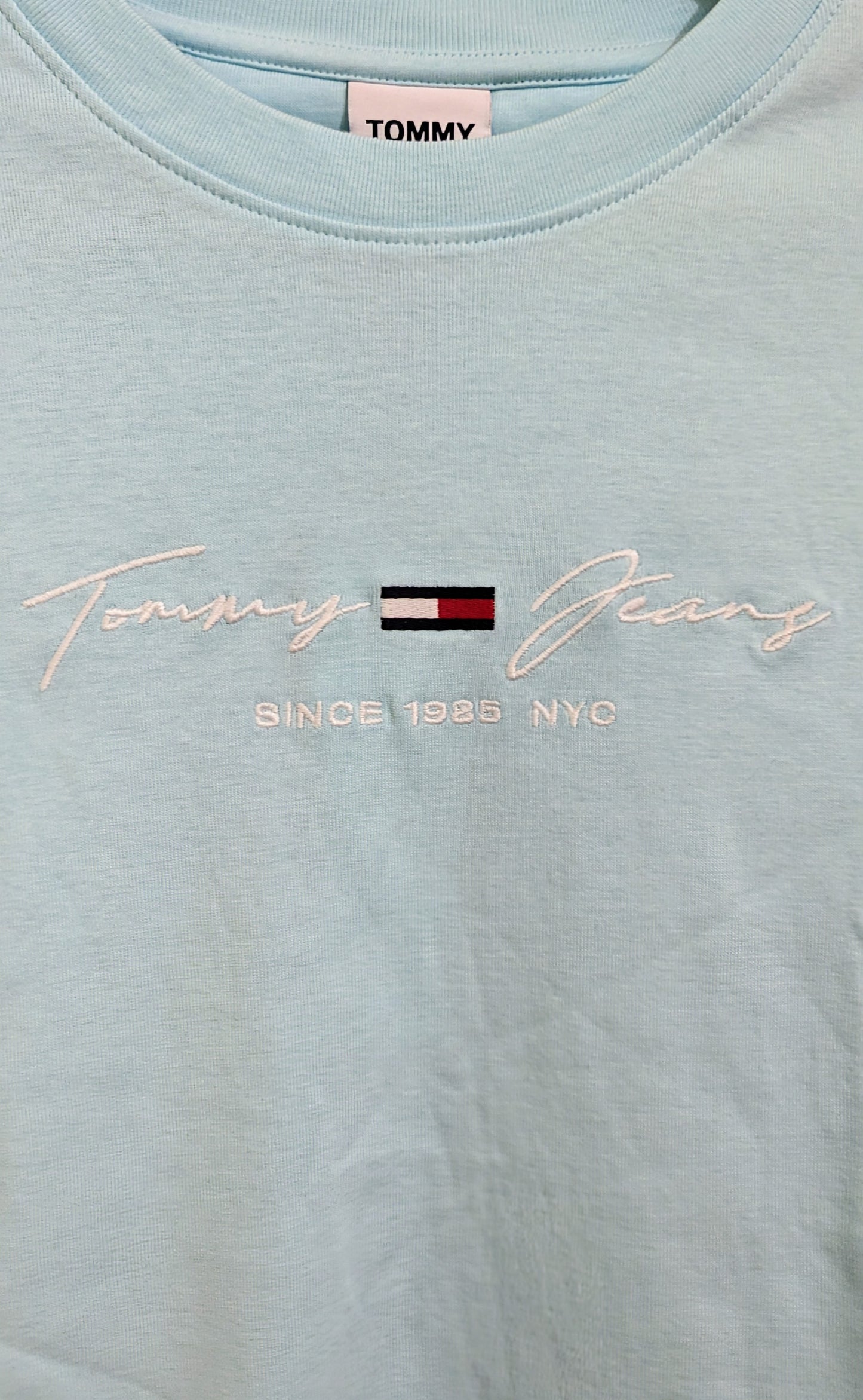 TOMMY JEANS Cropped Damen T-Shirt Gr. L