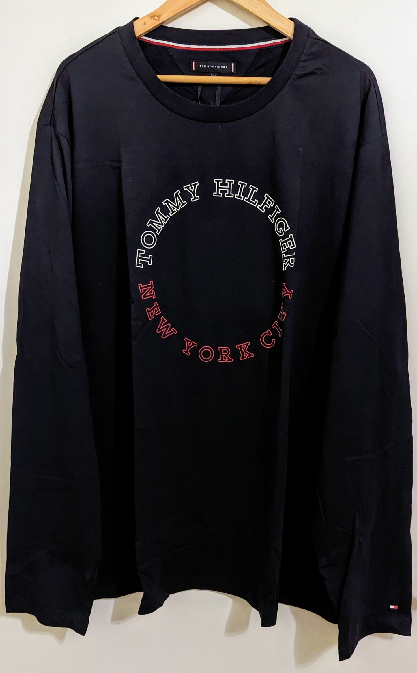 TOMMY HILFIGER Herren Langarmshirt Gr. 5XL Plus Size