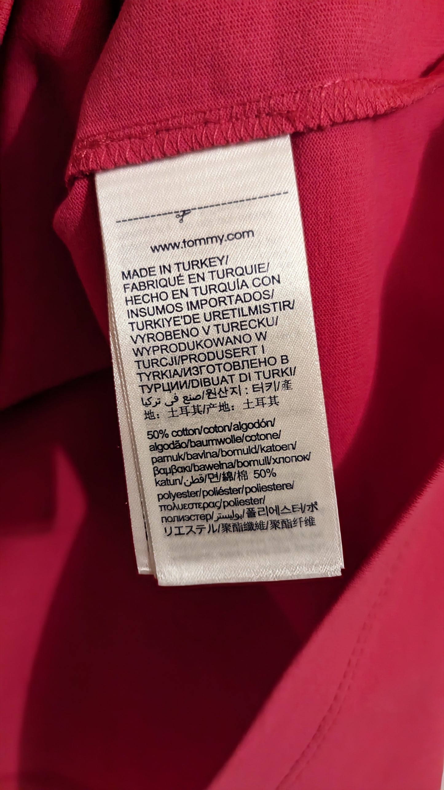 TOMMY JEANS Damen T-Shirt Gr. 50